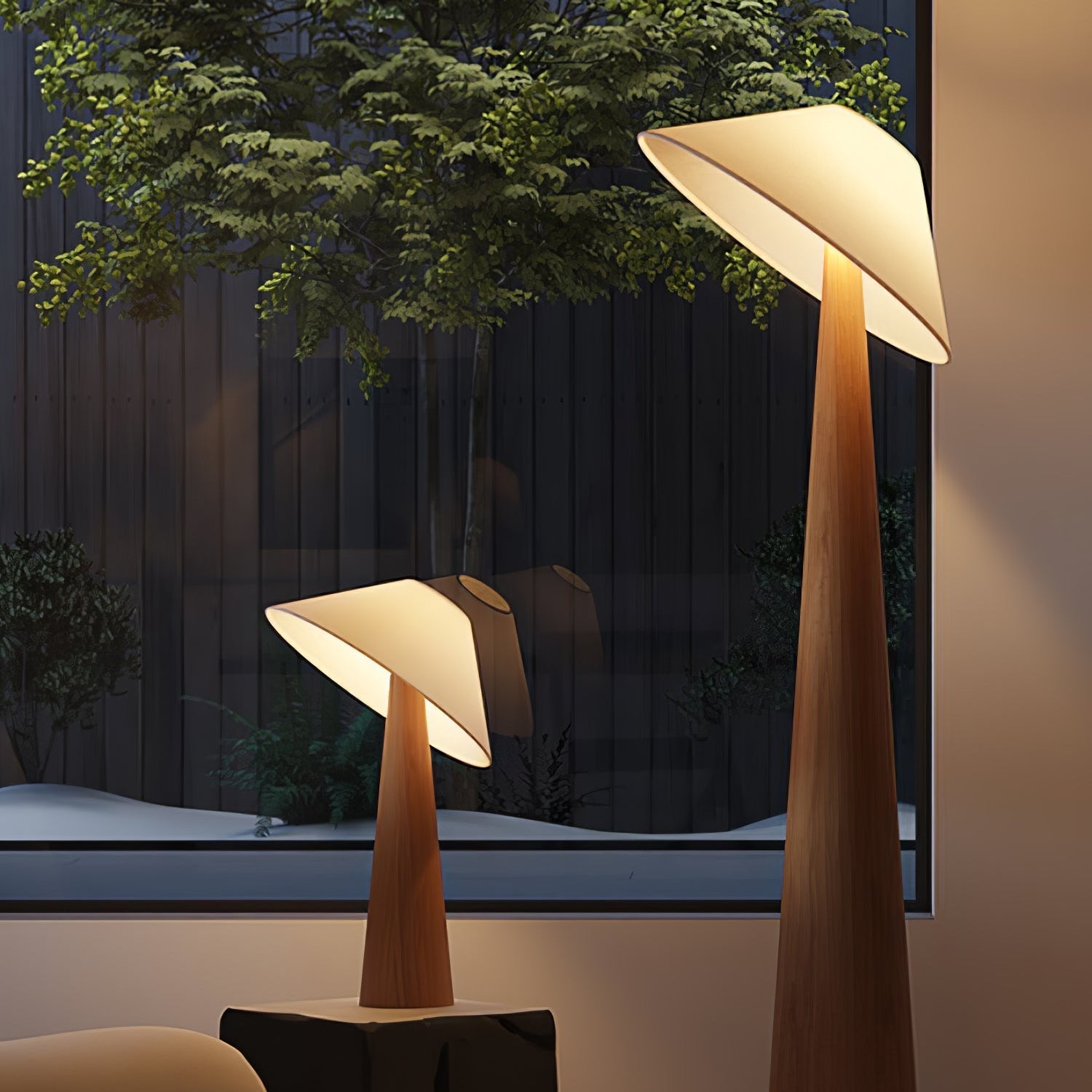 Hatilt Houten Tafellamp