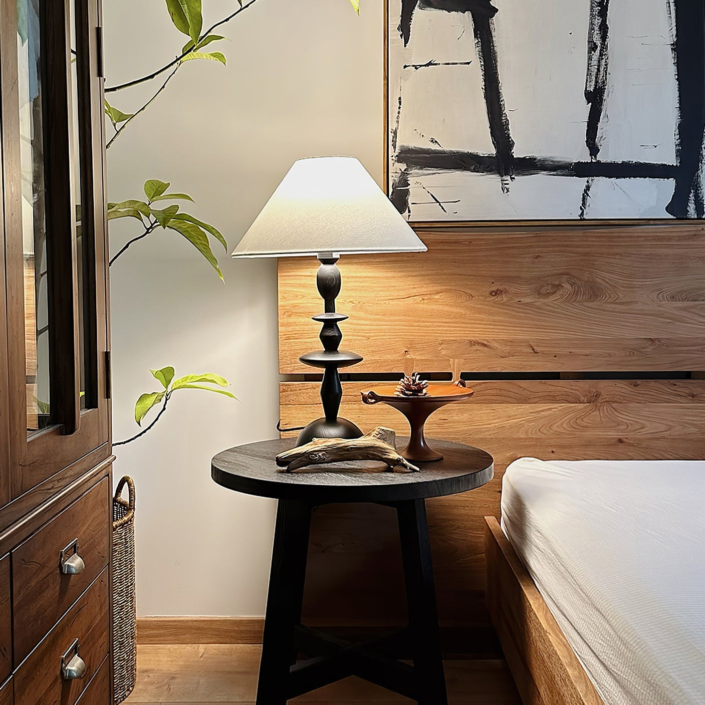 Torento Houten Tafellamp