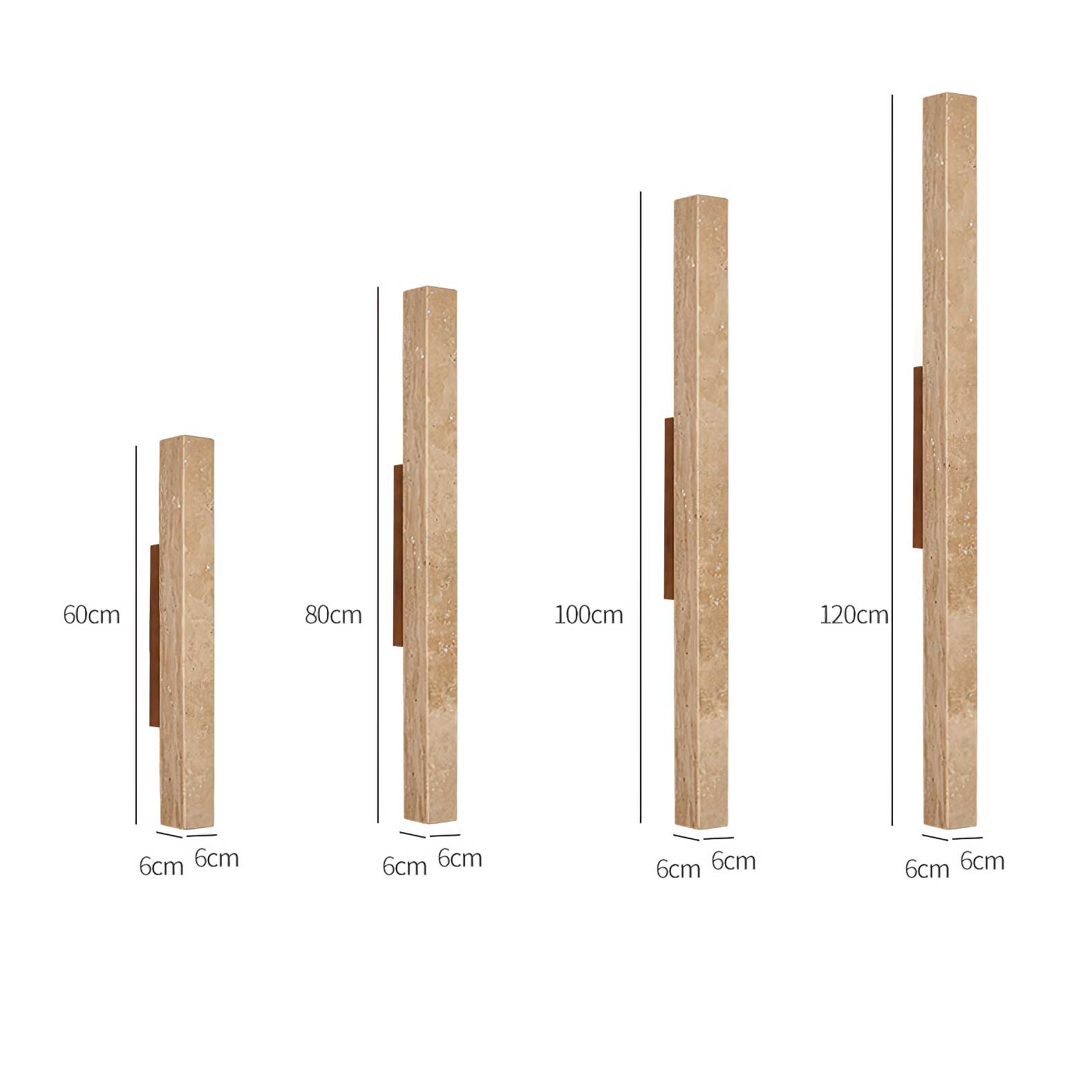 Trim Natuursteen Wandlamp