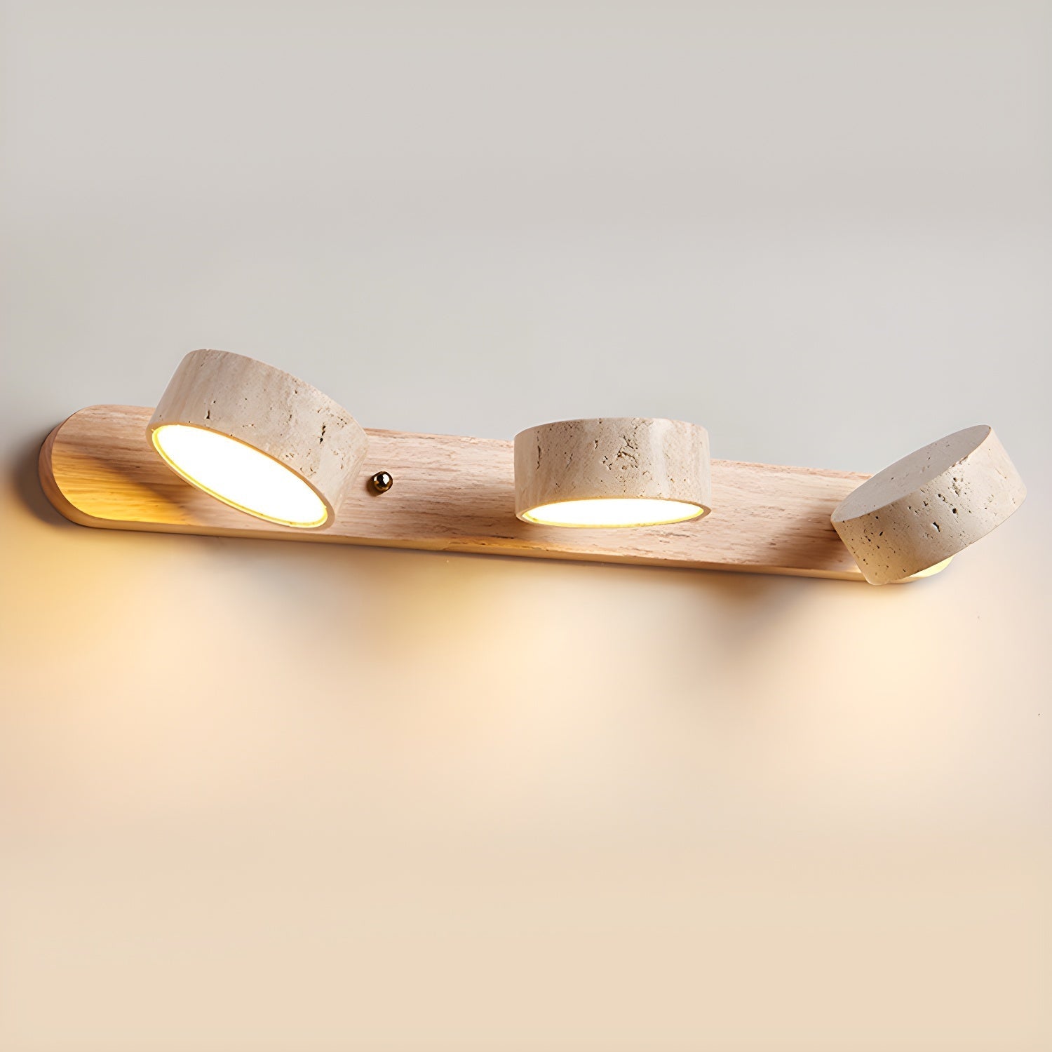 Zinzo Travertijn Wandlamp