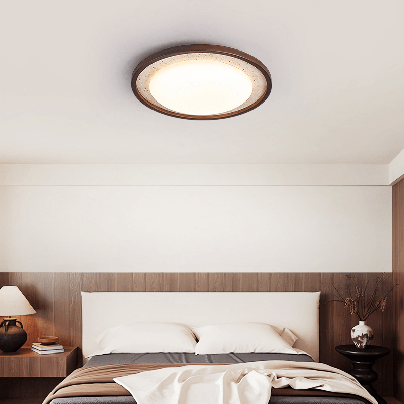 Zeco Travertijnen Planfondlamp