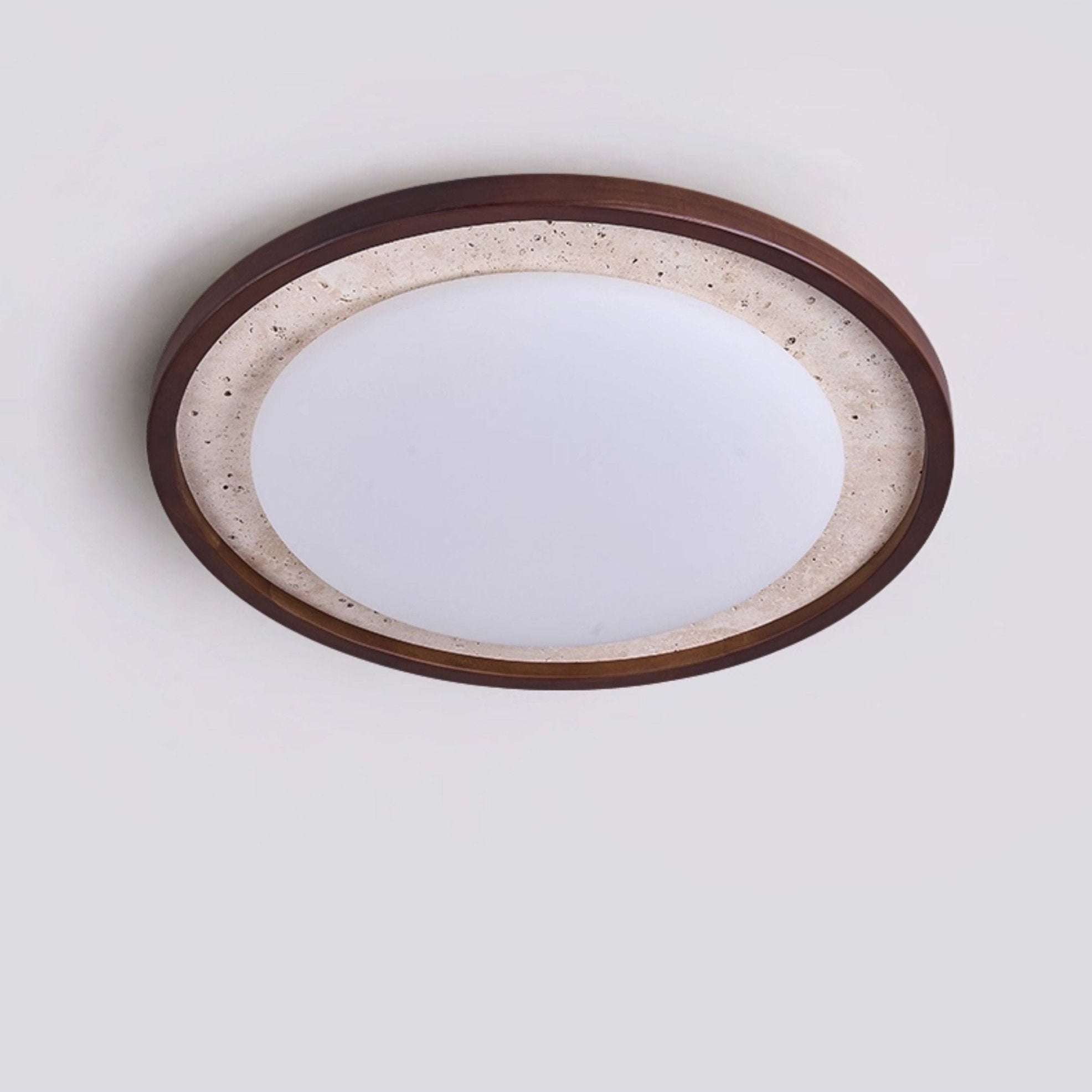 Zeco Travertijnen Planfondlamp