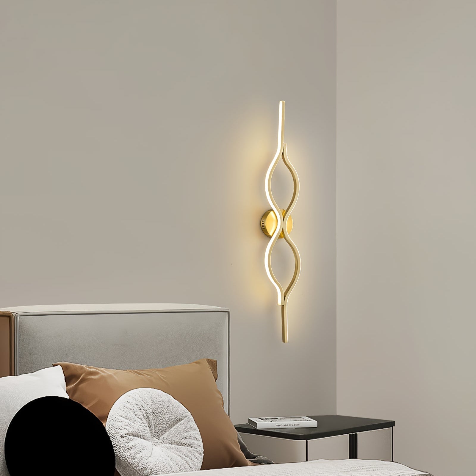 Nexo Wave Messing Wandlamp