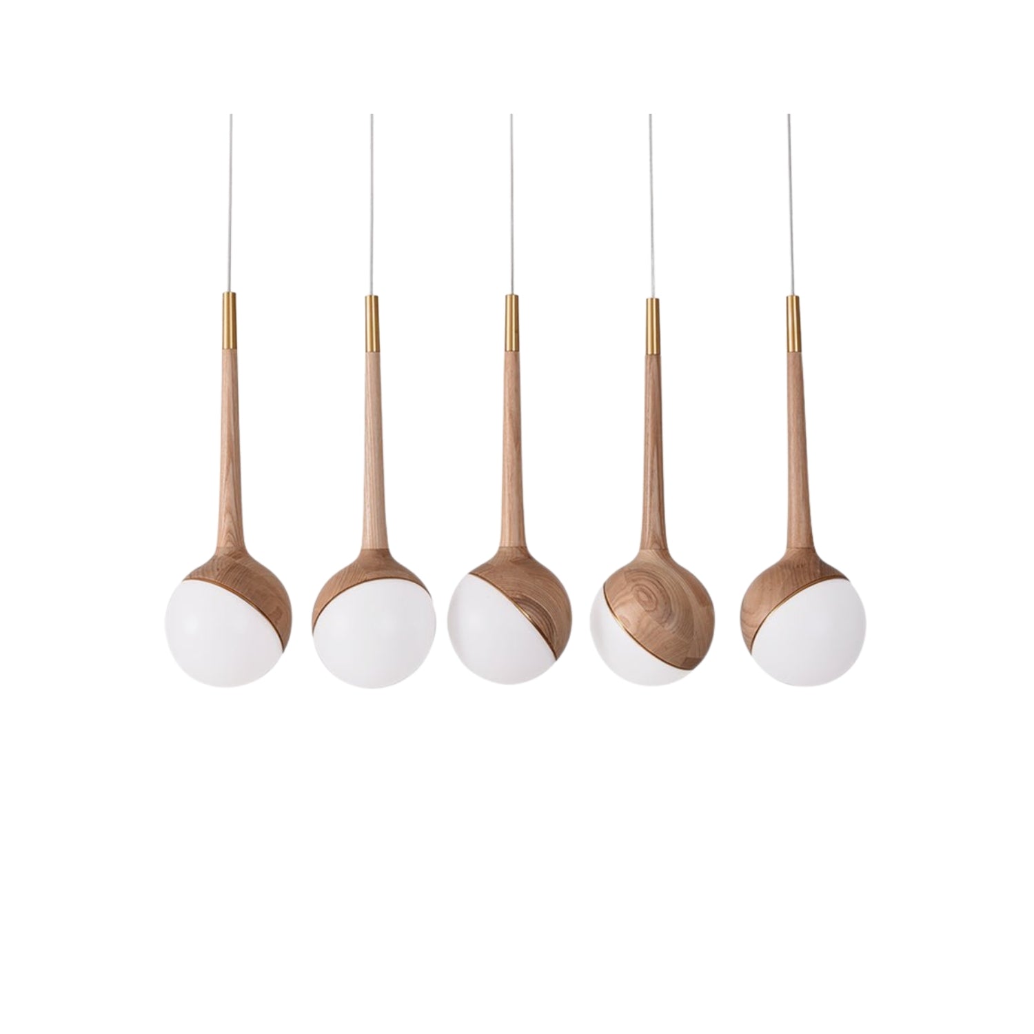 Mossy Drop Houten Hanglamp