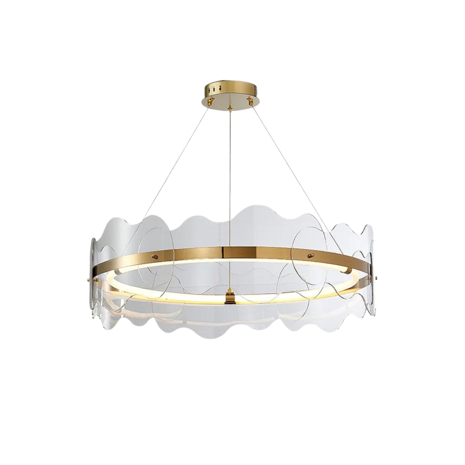 Acrylon Waved Hanglamp