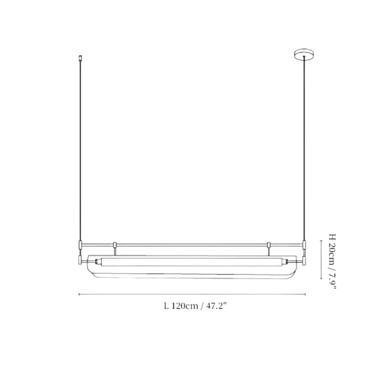 Luobaz Lineaire Hanglamp