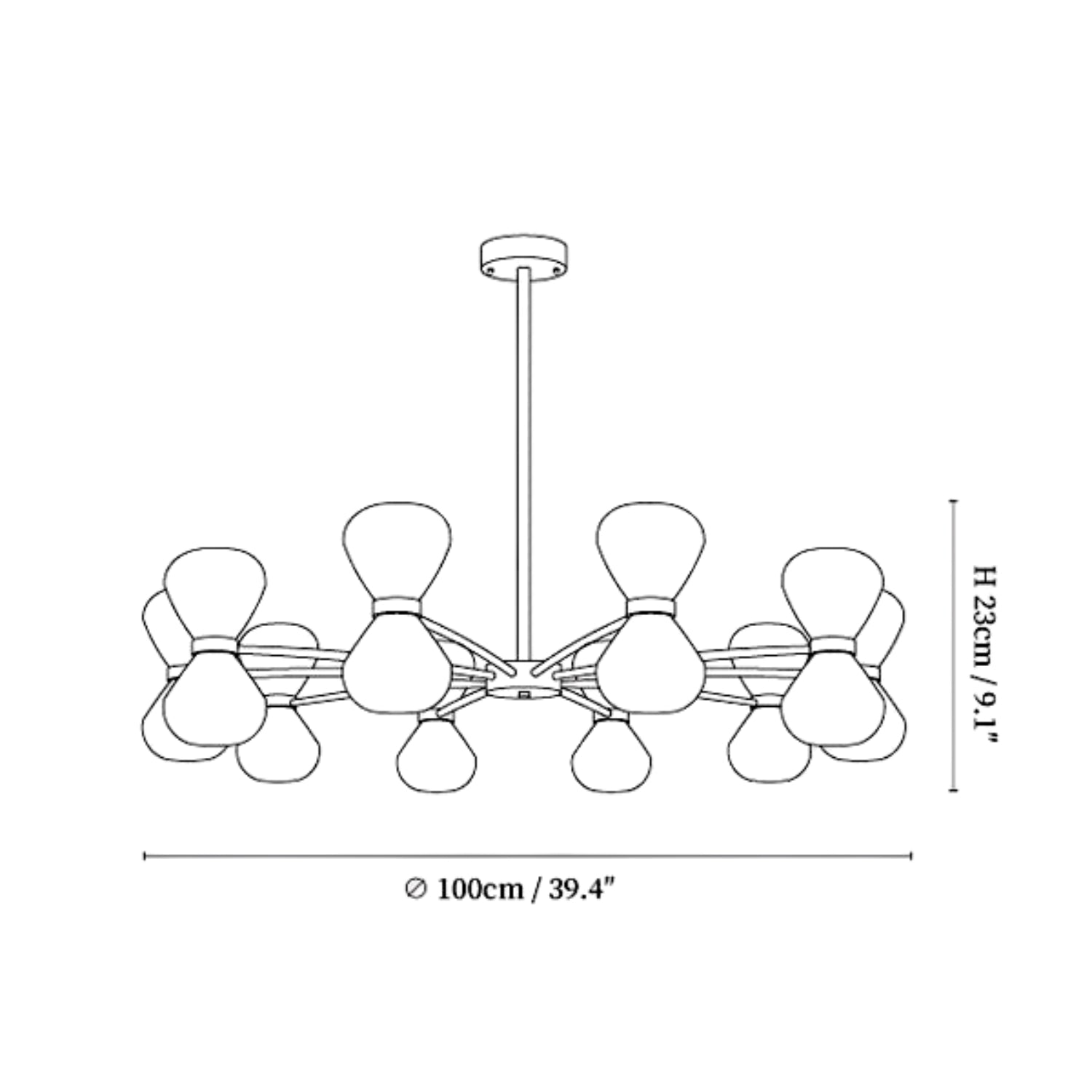 Nobelau Plafondlamp