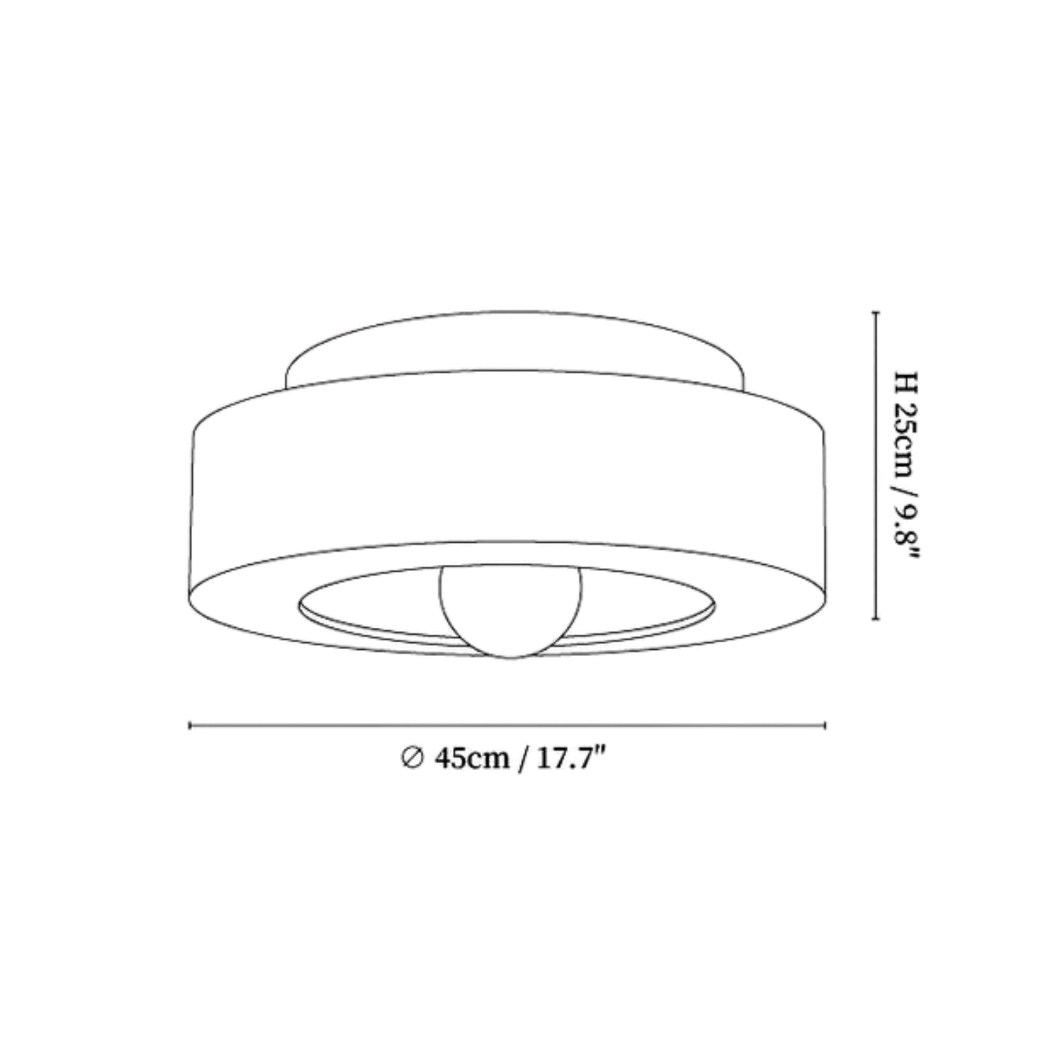 Strawe Plafondlamp