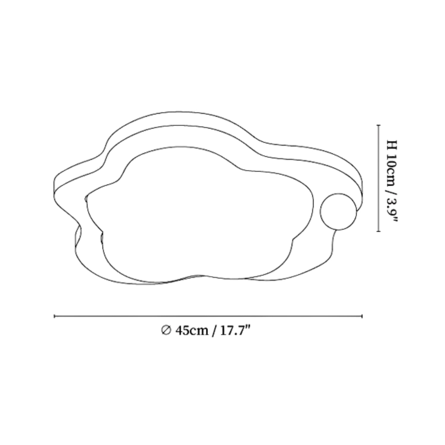 Colfezza Plafondlamp