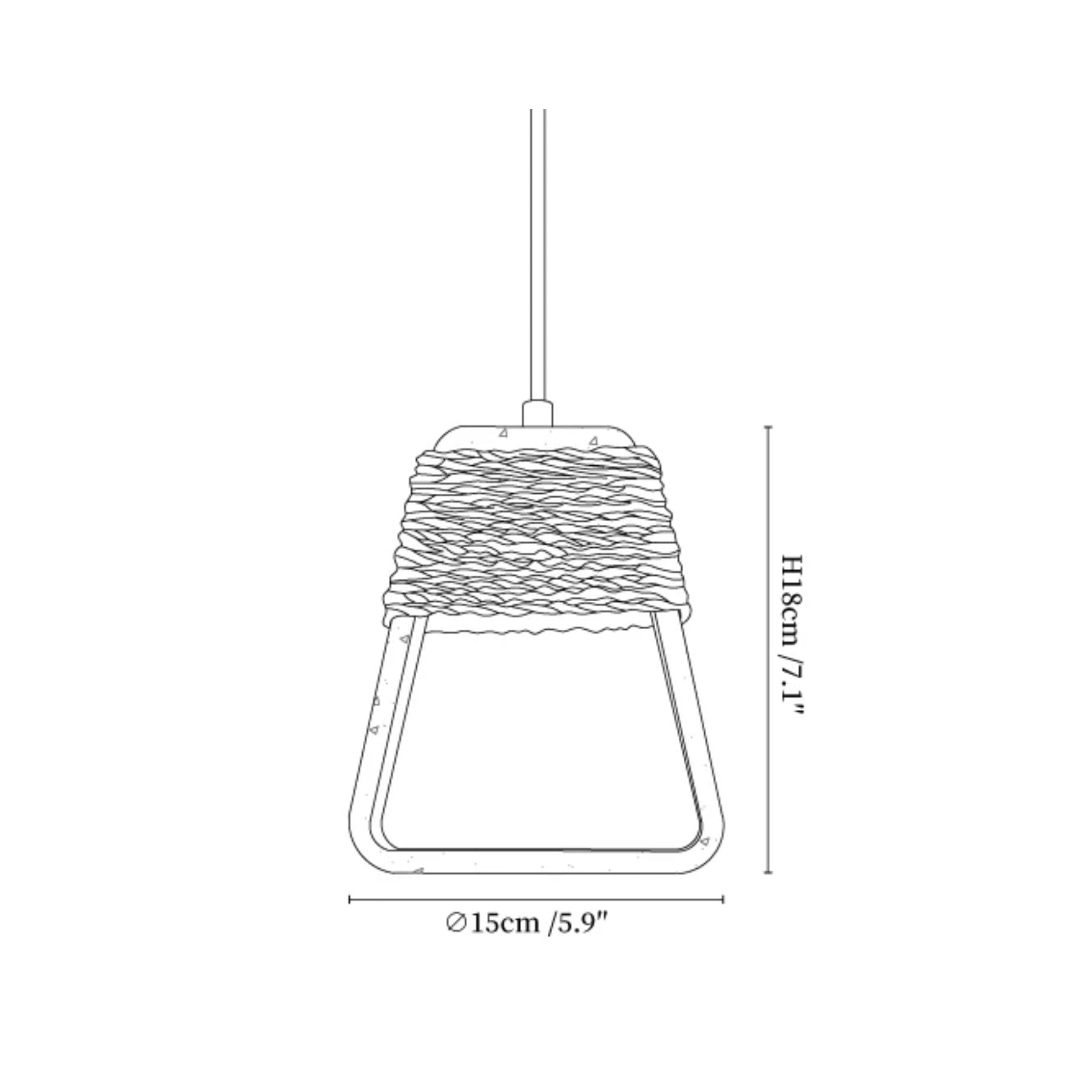 Monas Natuursteen Hanglamp