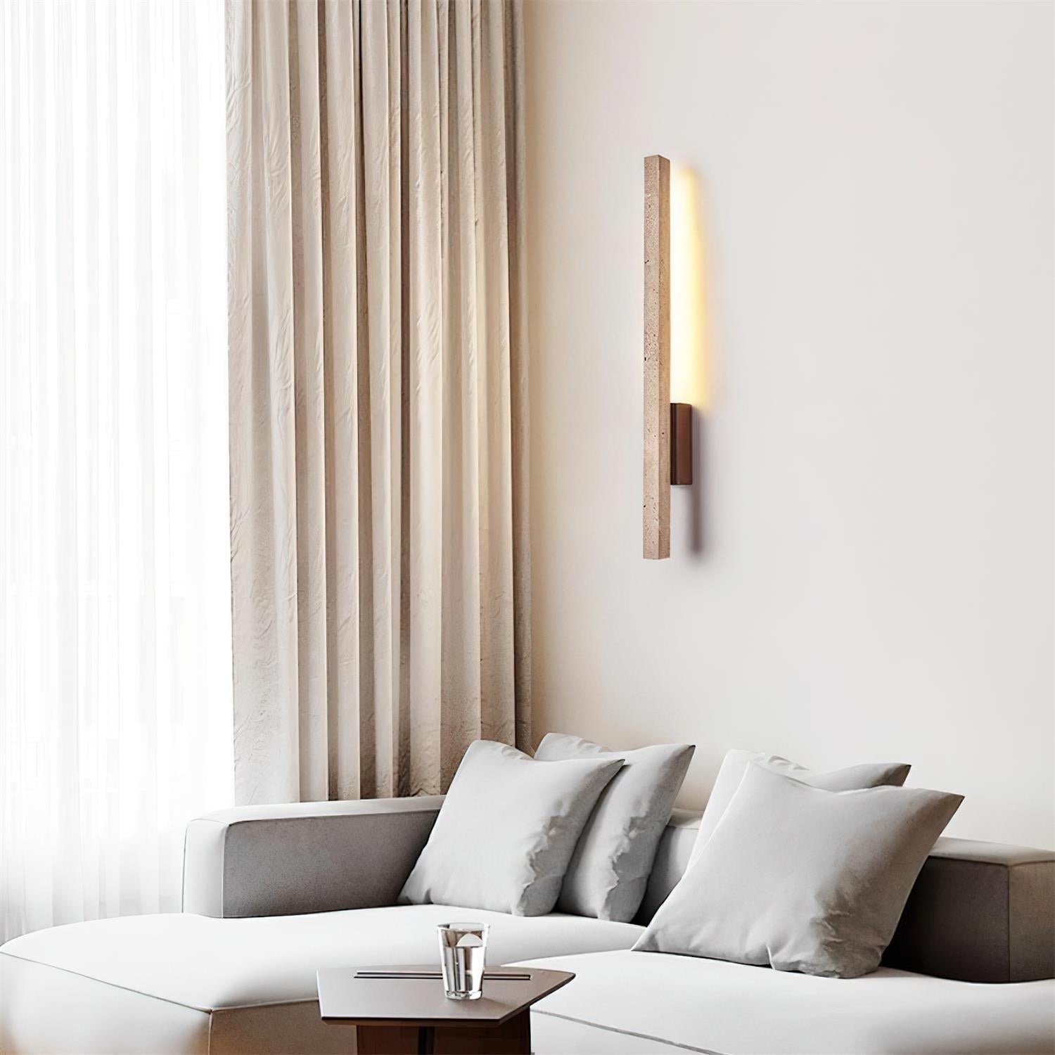Lesica Natuursteen Wandlamp