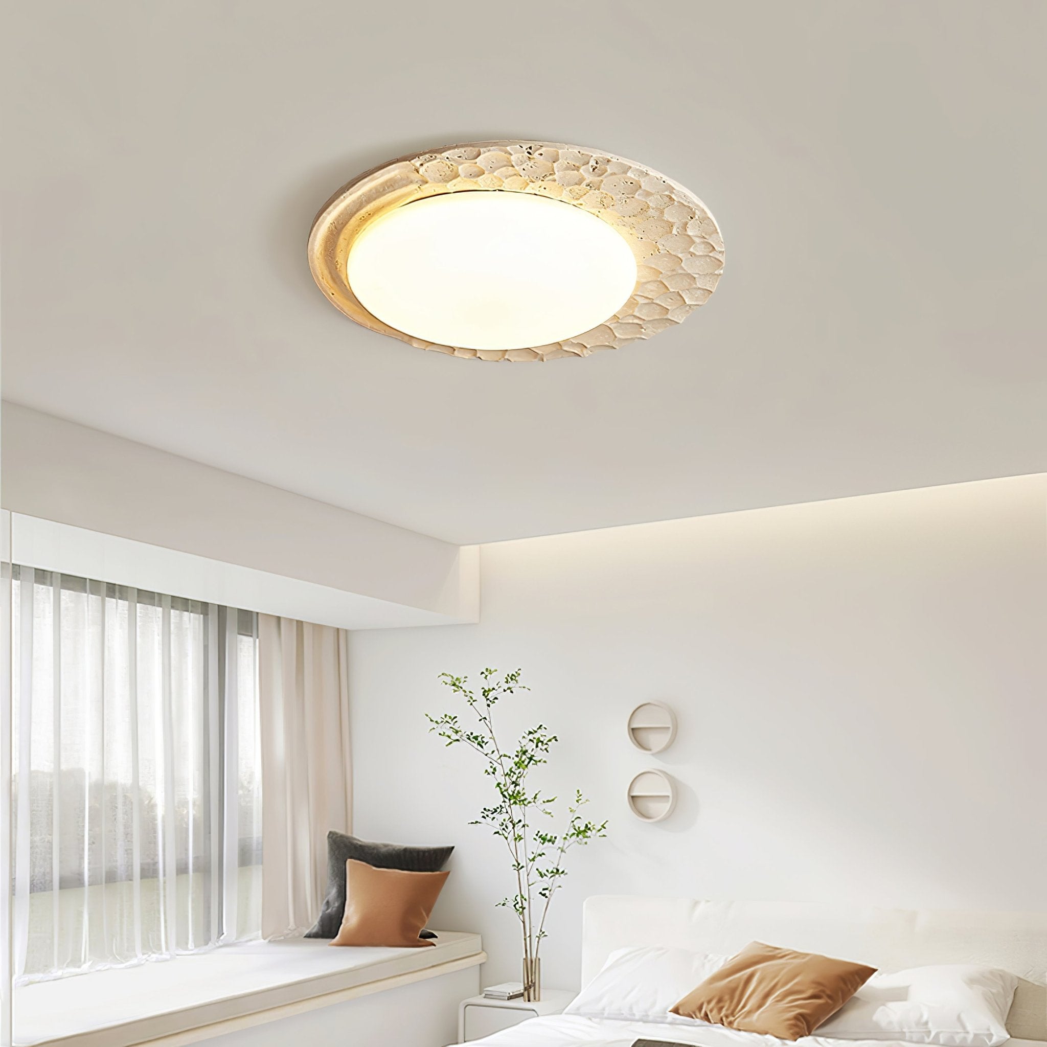 Momesa Natuursteen Plafondlamp