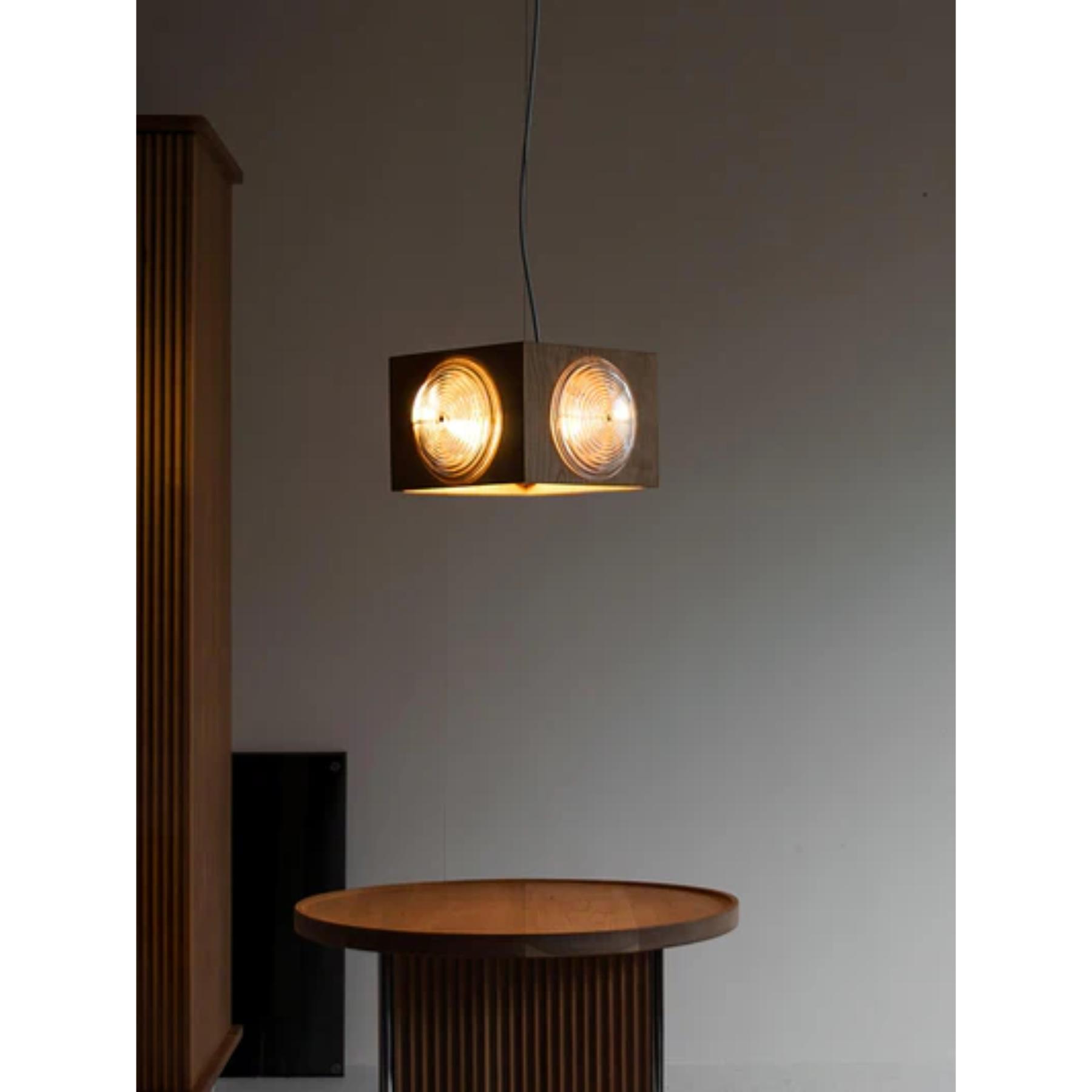 Houten Vintage Camera Hanglamp