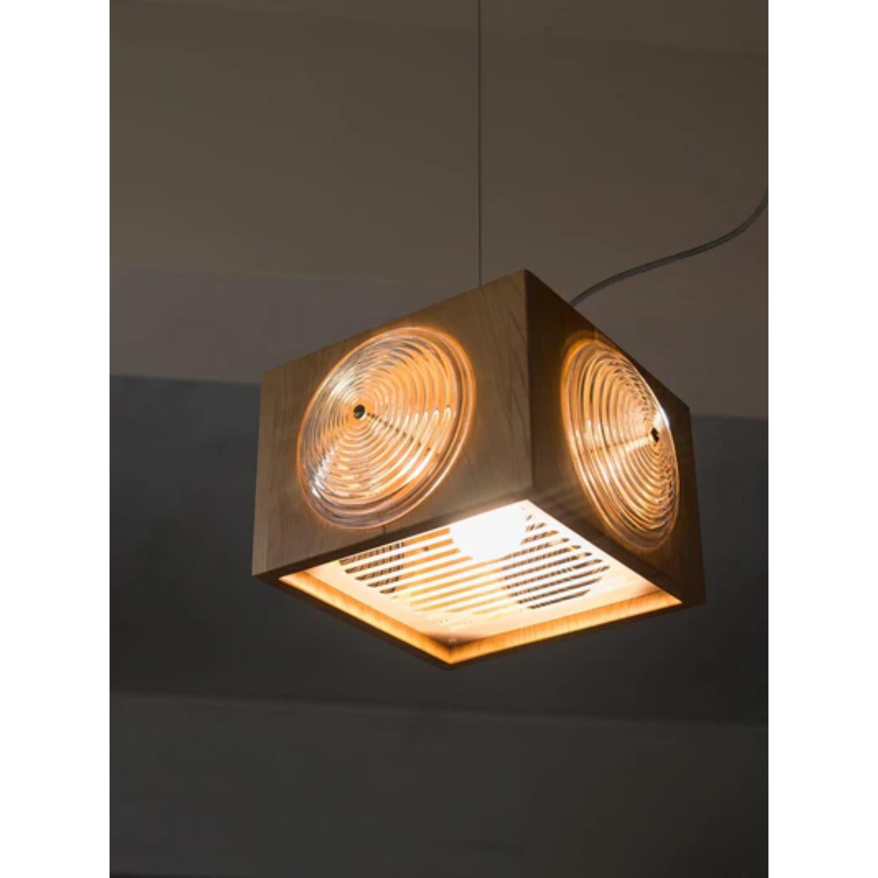 Houten Vintage Camera Hanglamp