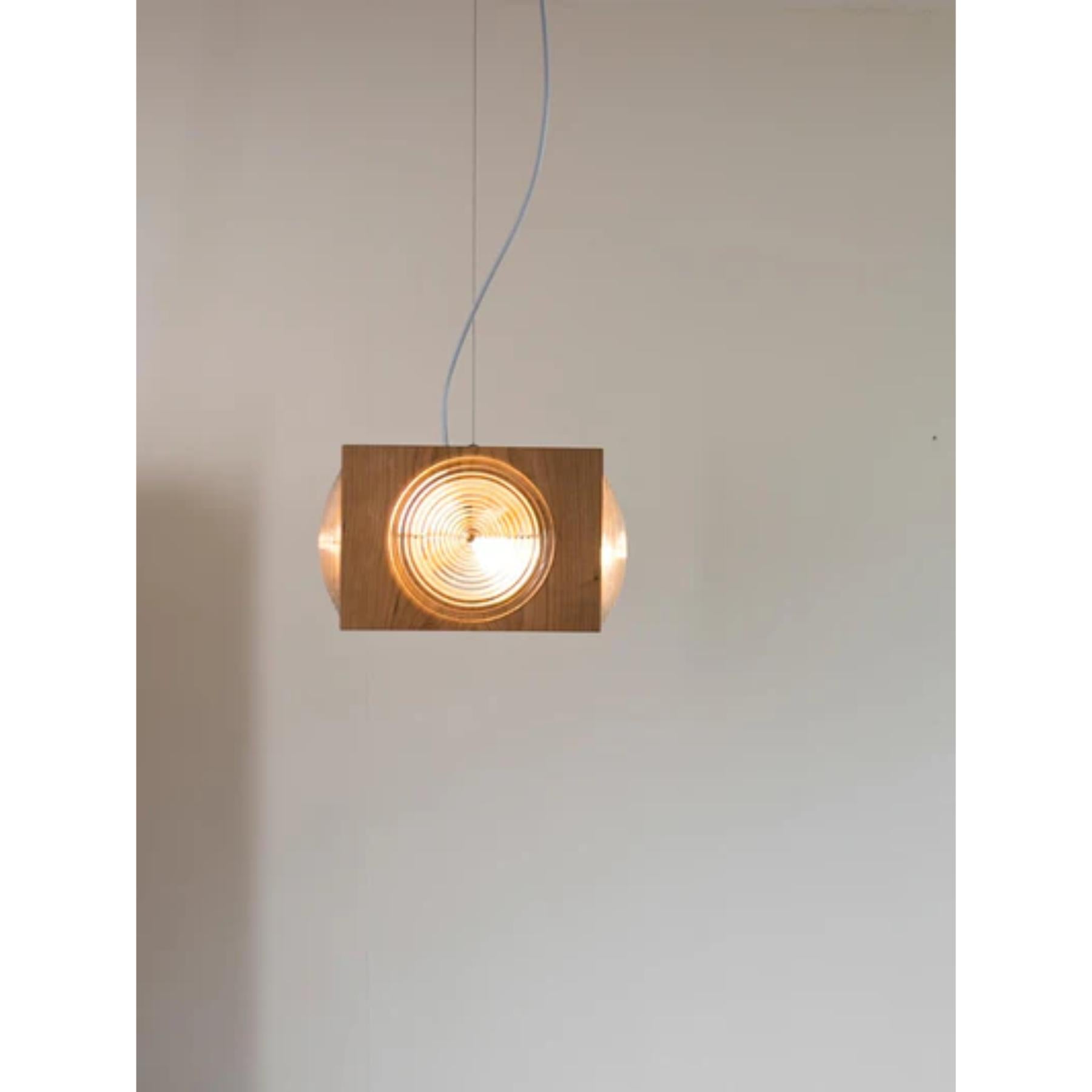 Houten Vintage Camera Hanglamp