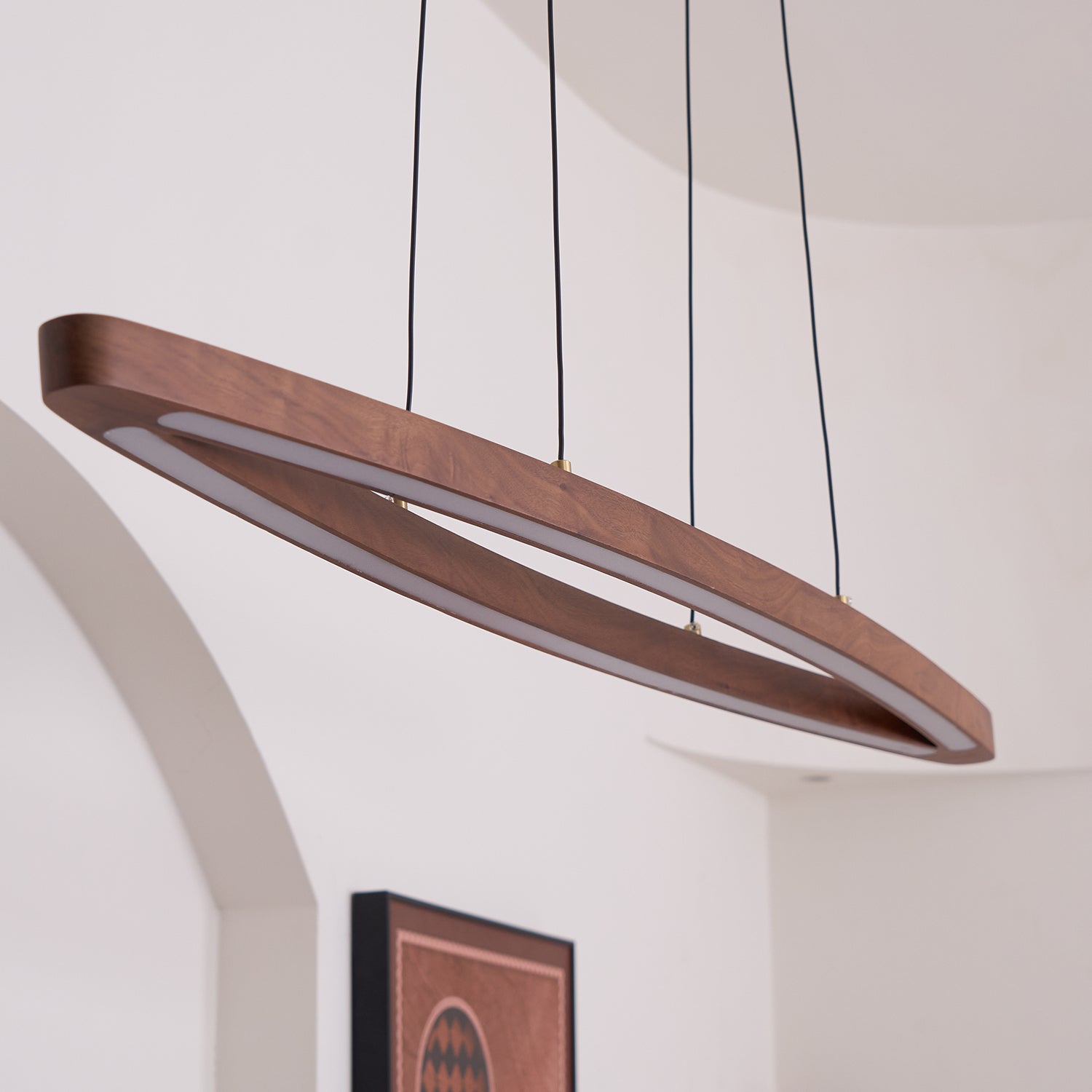 Veluzon Japandi Stijl Hanglamp
