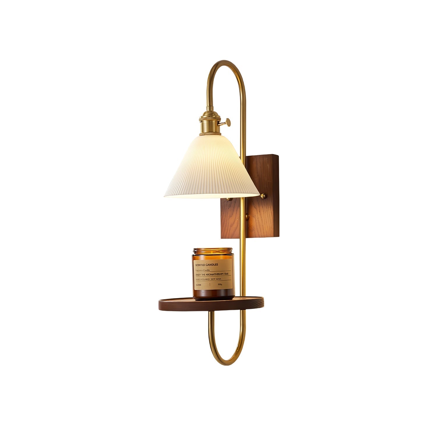 Vluro Wandlamp Met Plank