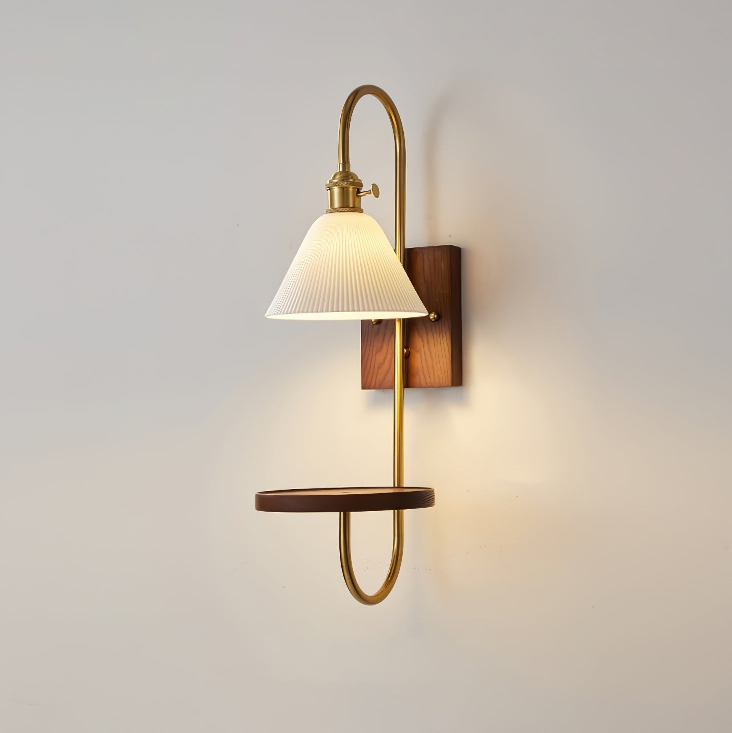 Vluro Wandlamp Met Plank