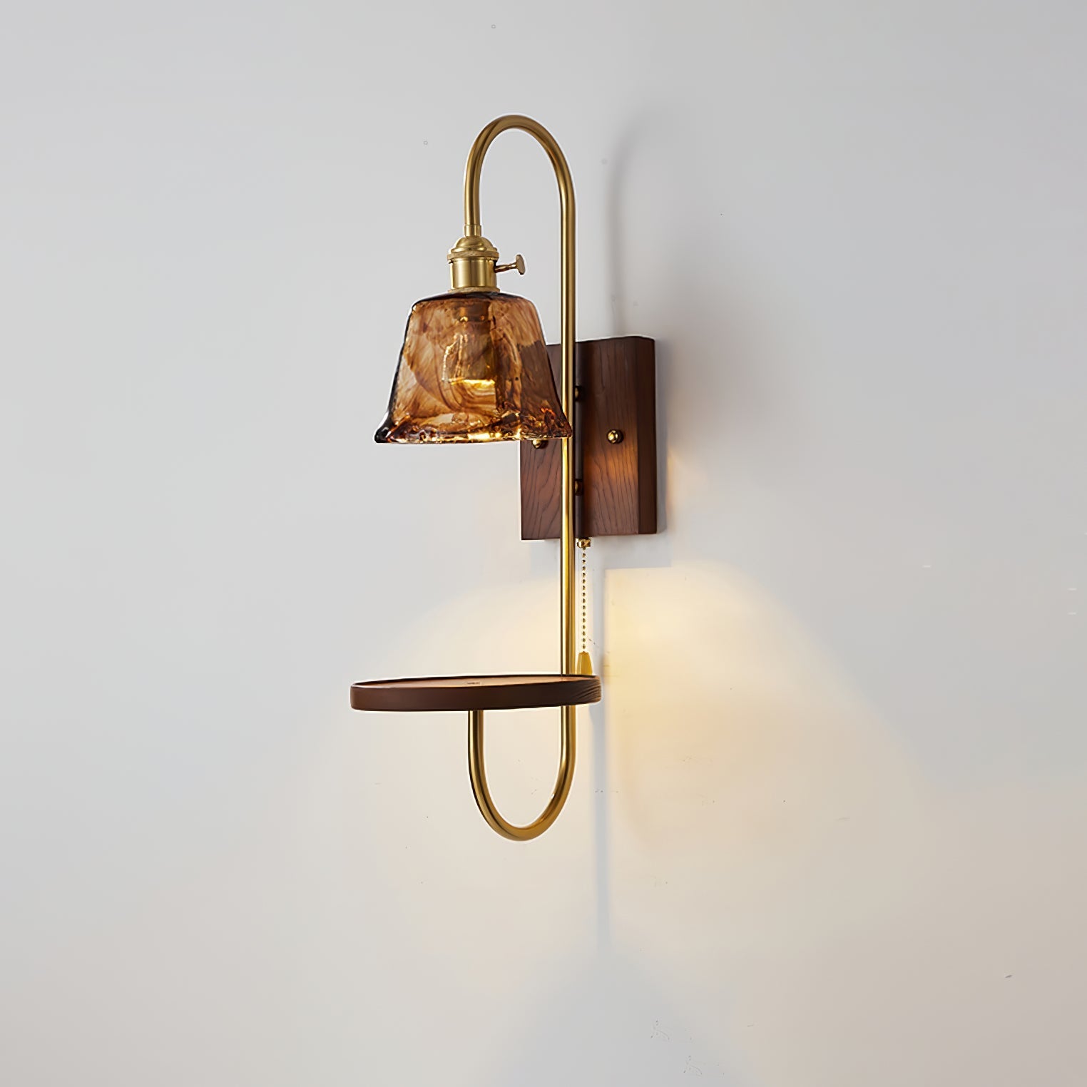Vluro Wandlamp Met Plank