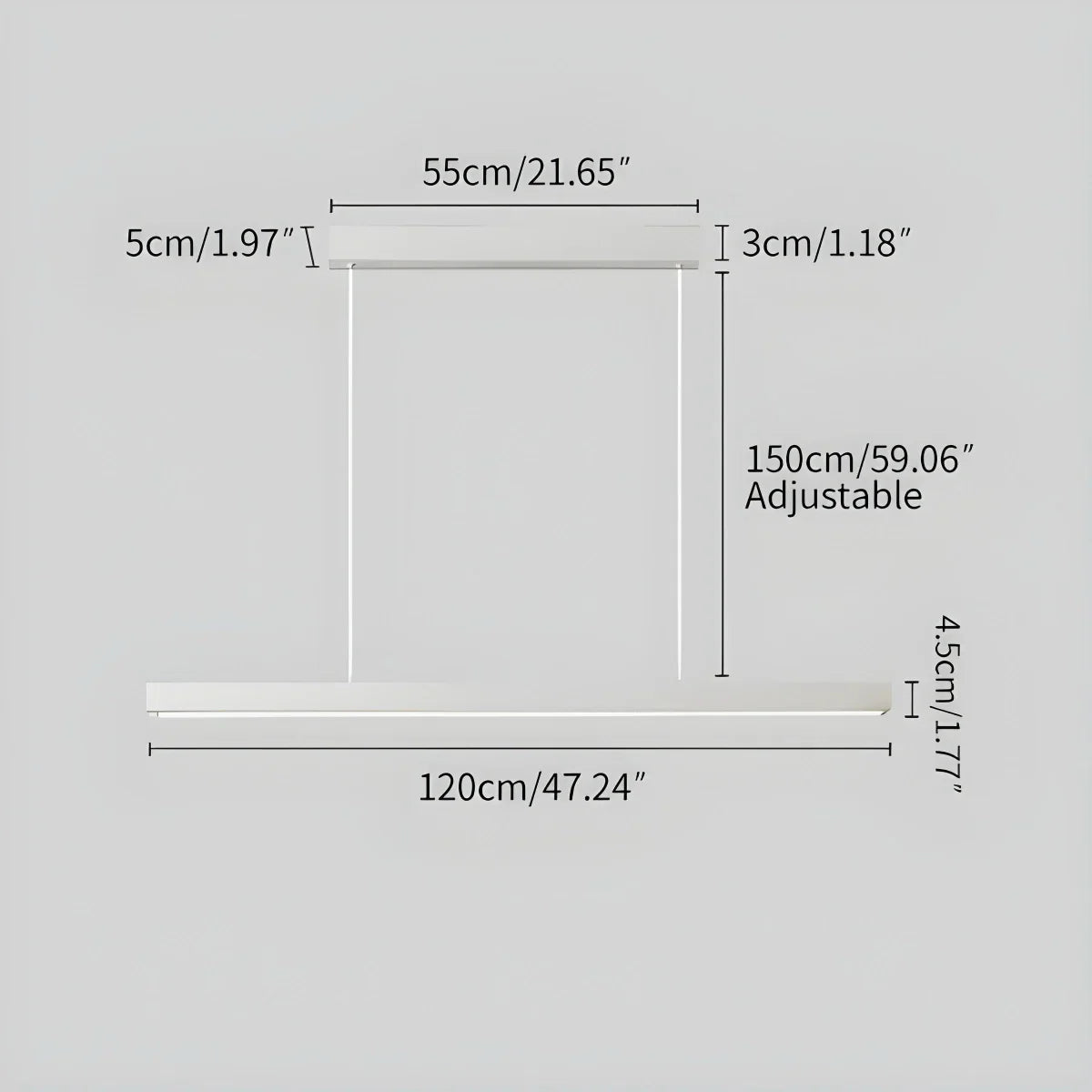 Ceylano Lineaire Hanglamp