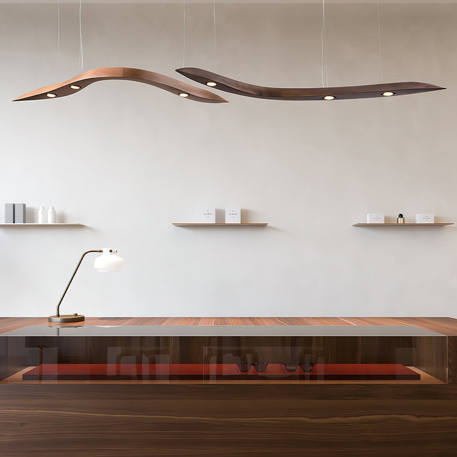 Weloma Wave Houten Hanglamp