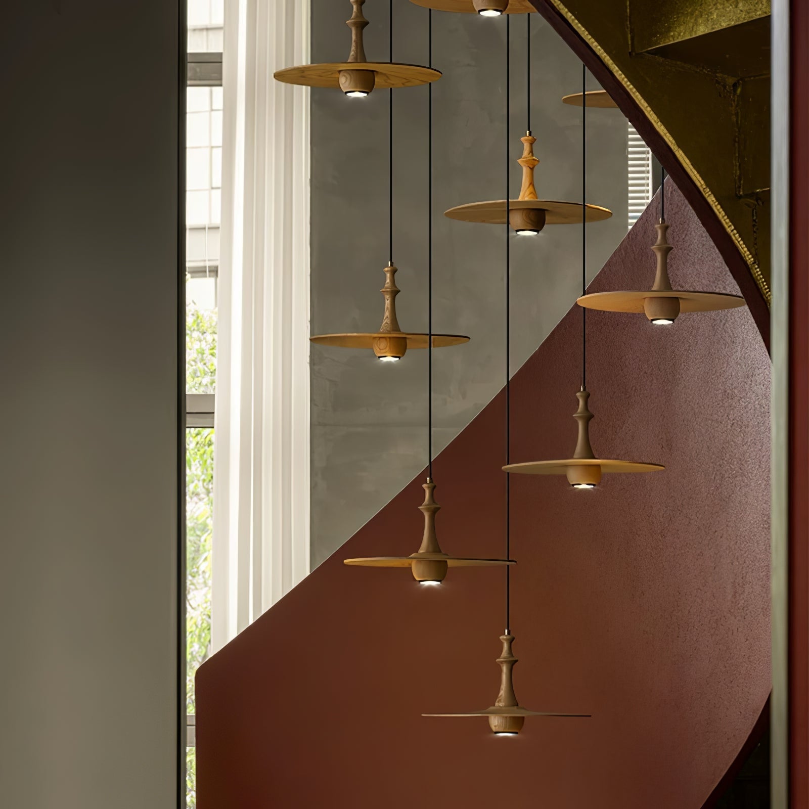 Spindu Houten Hanglamp