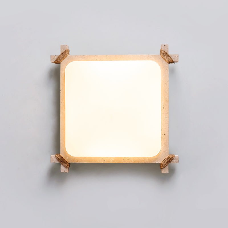 Xelan Travertijnen Plafondlamp