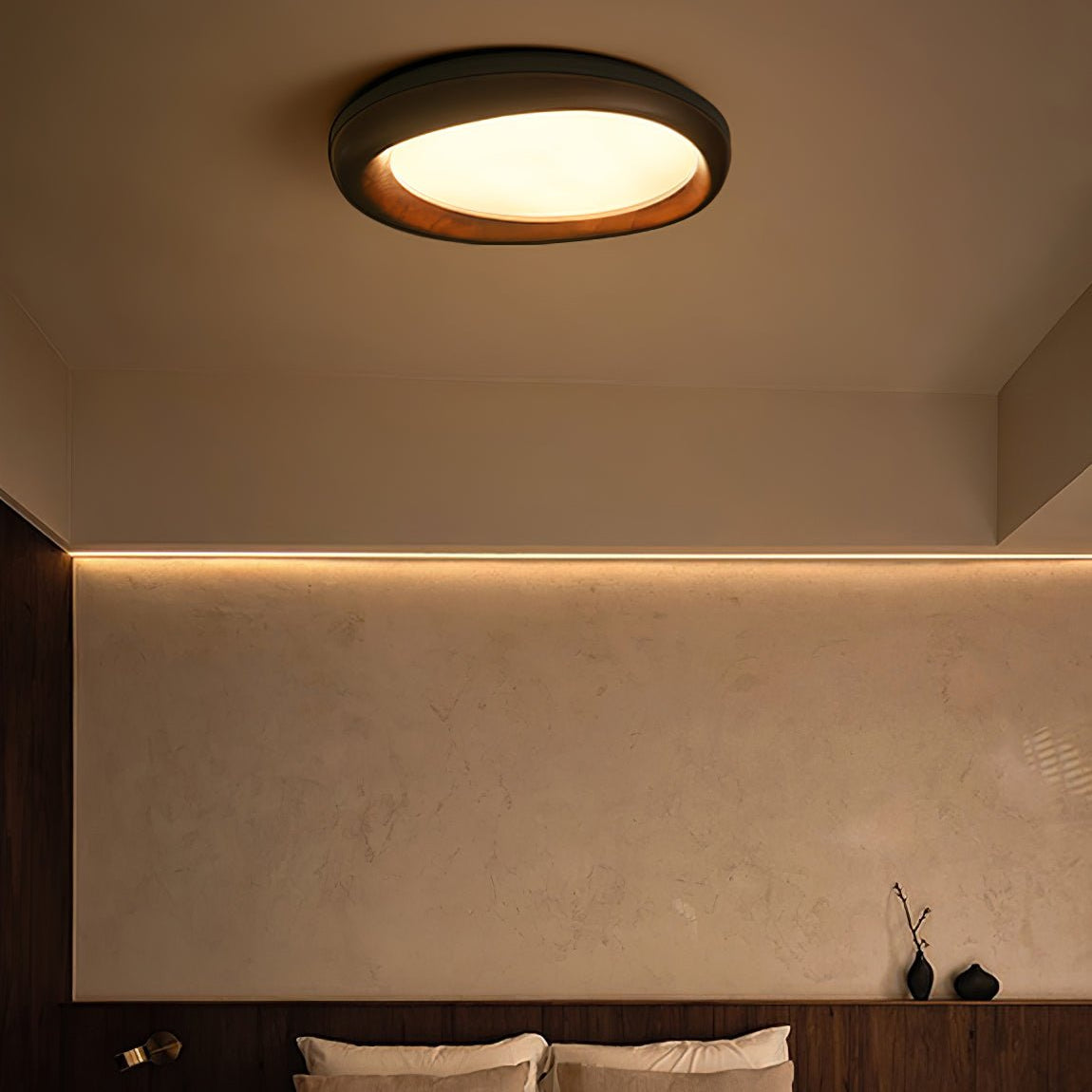 Besca Houten Plafondlamp