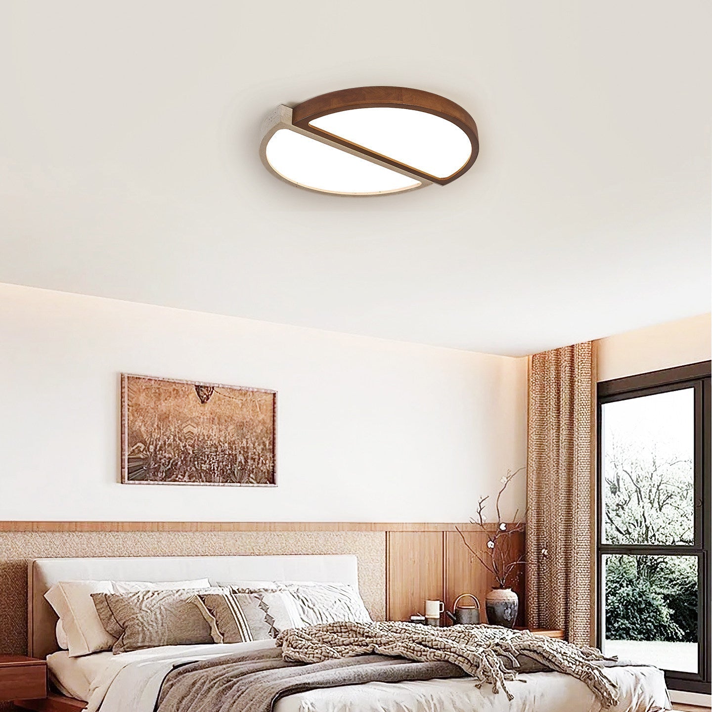 Zyresca Travertijnen Plafondlamp