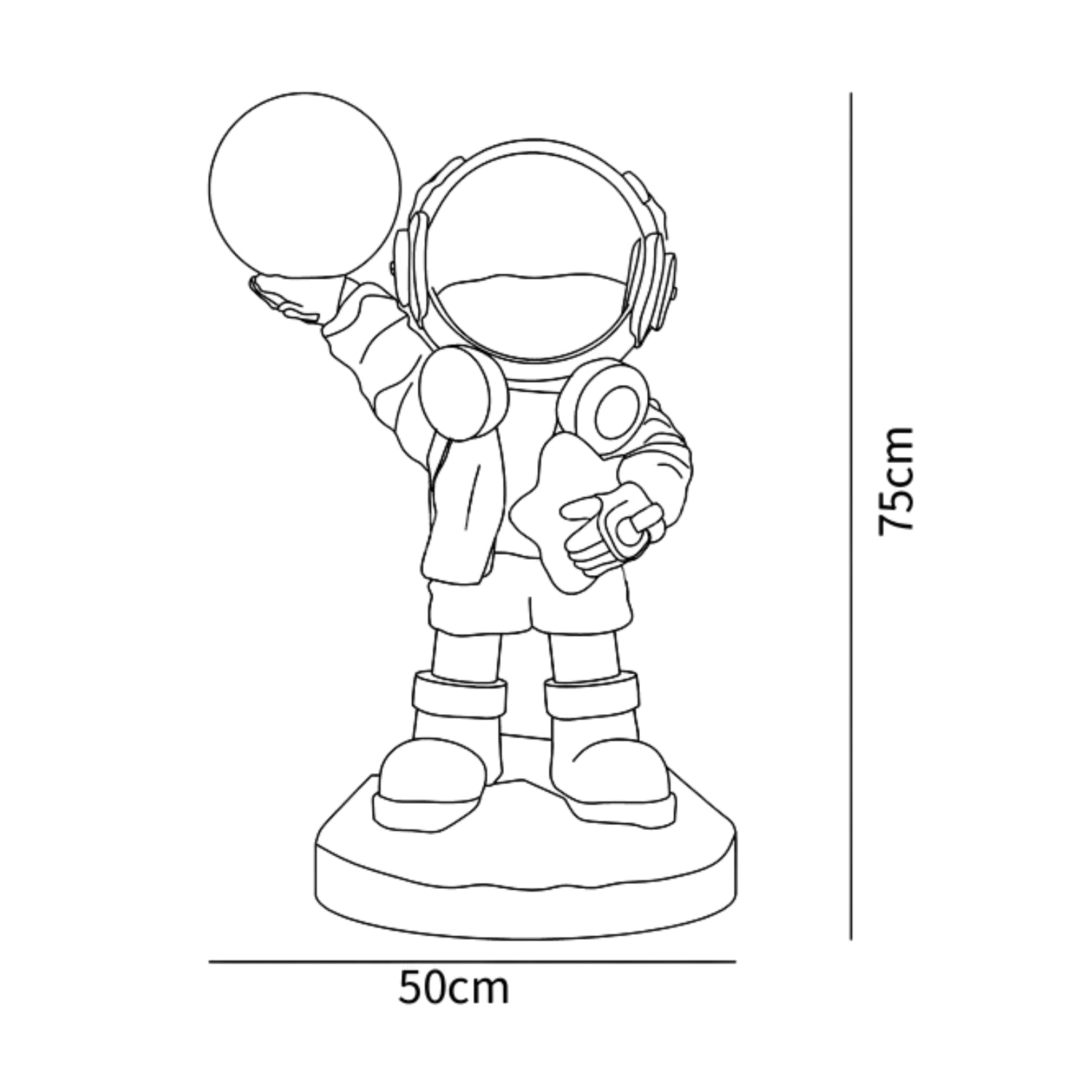 Fantasy Astronaut D Vloerlamp