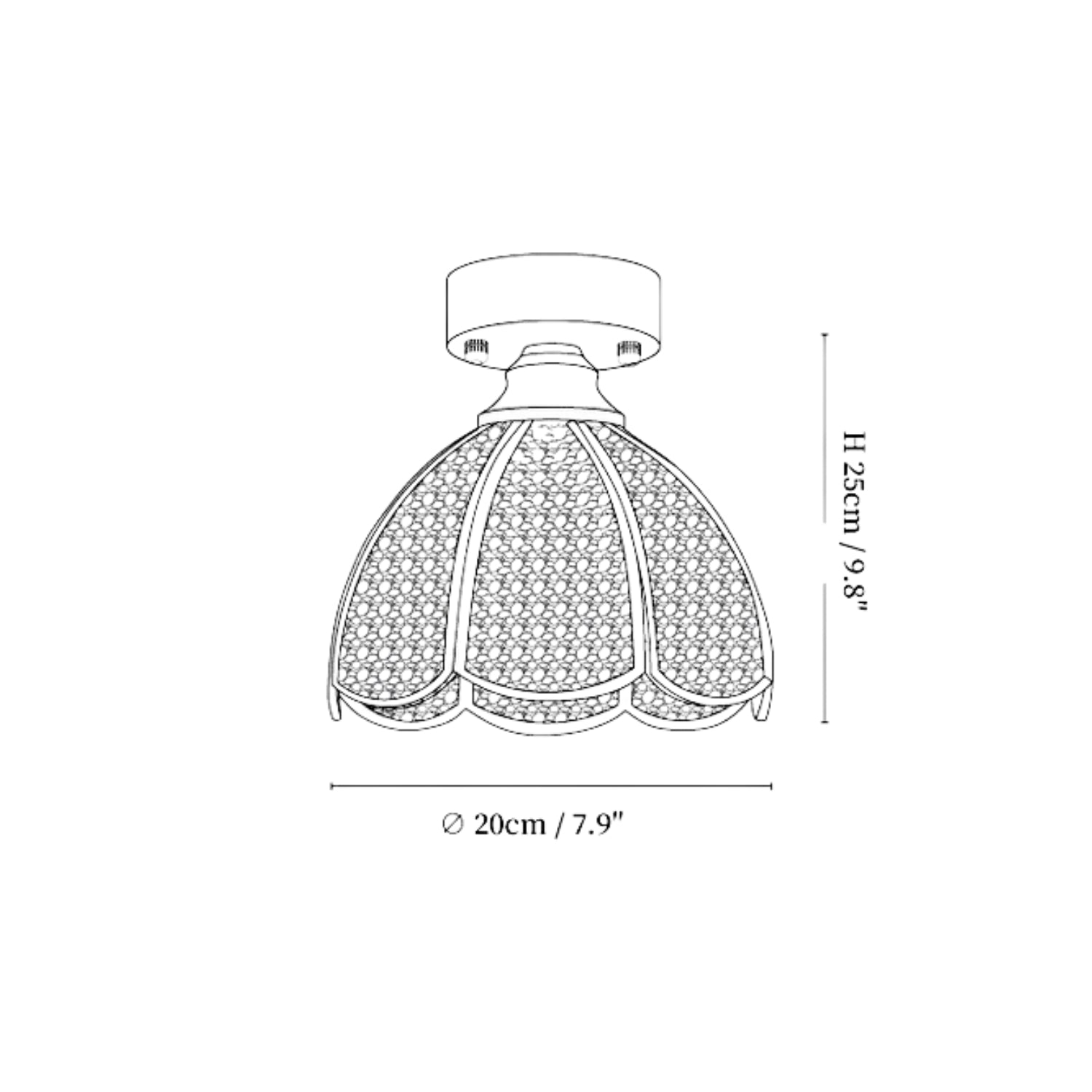 Forale Tiffany Plafondlamp
