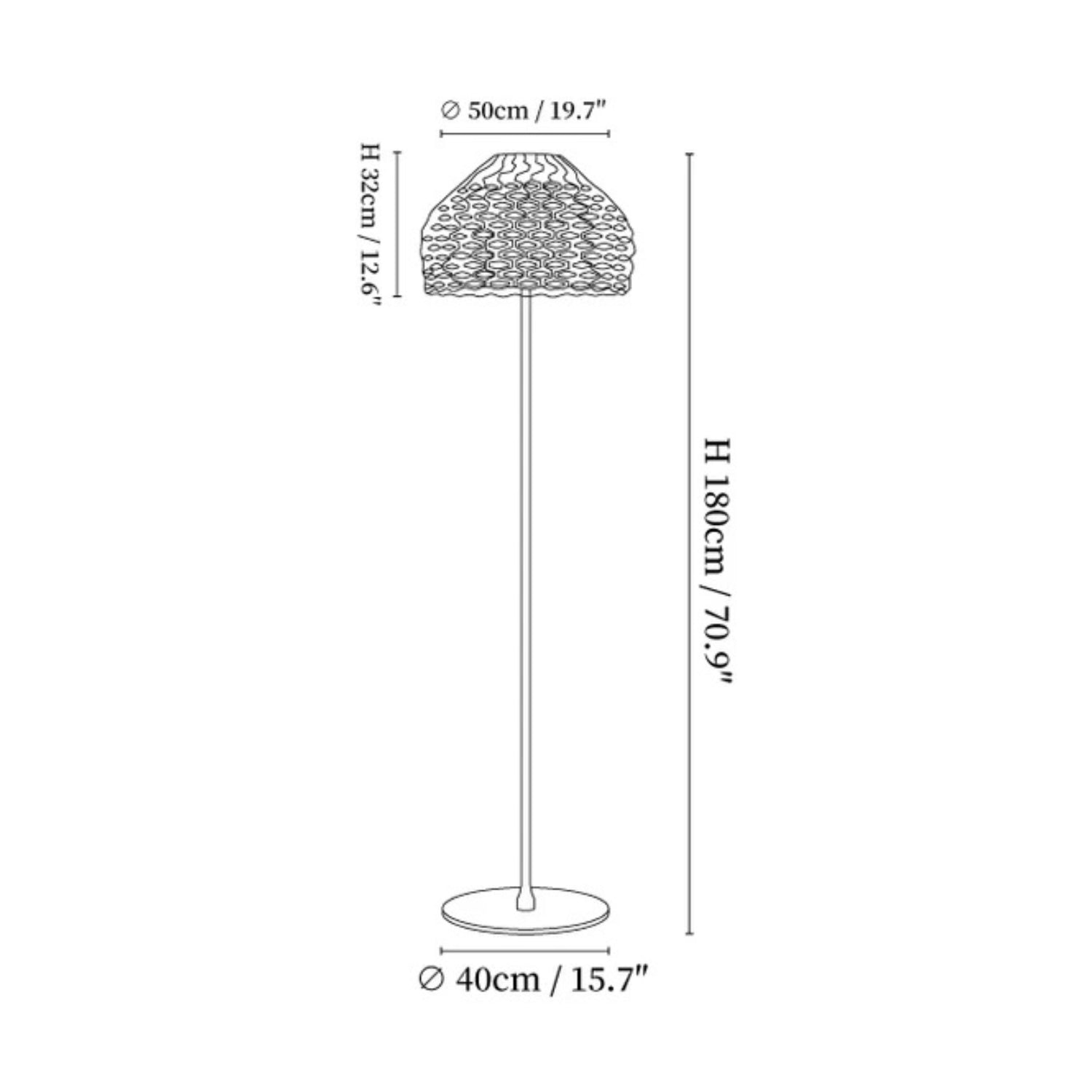 Aremillo Vloerlamp