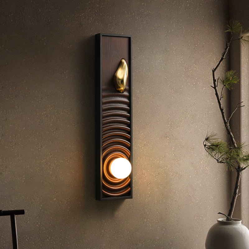 Moluze Houten Wandlamp