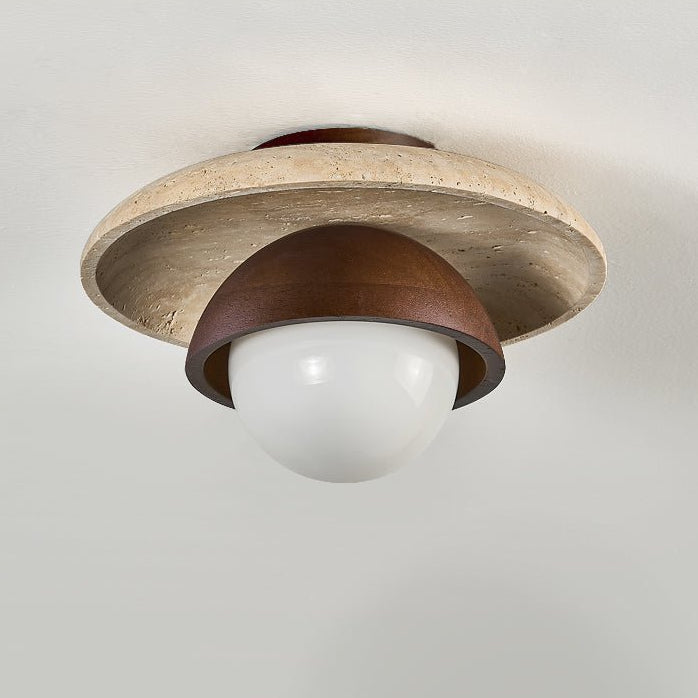 Menosa Travertijnen Plafondlamp