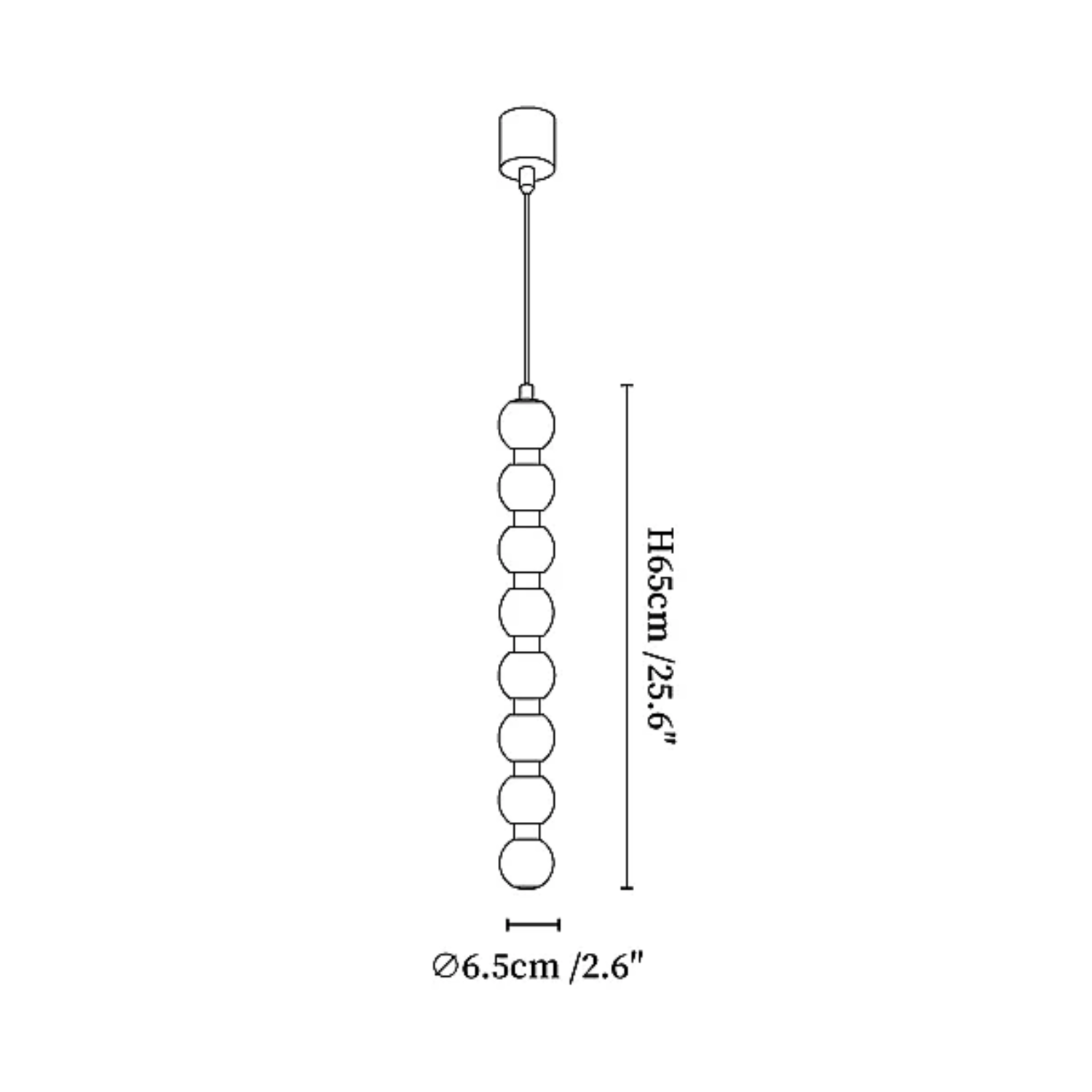 Orelmis Albasten Hanglamp