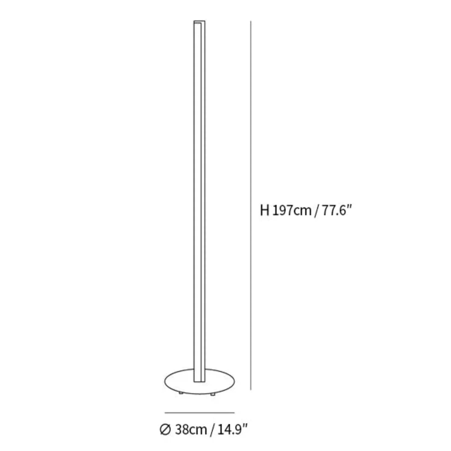 Duo Linar Vloerlamp