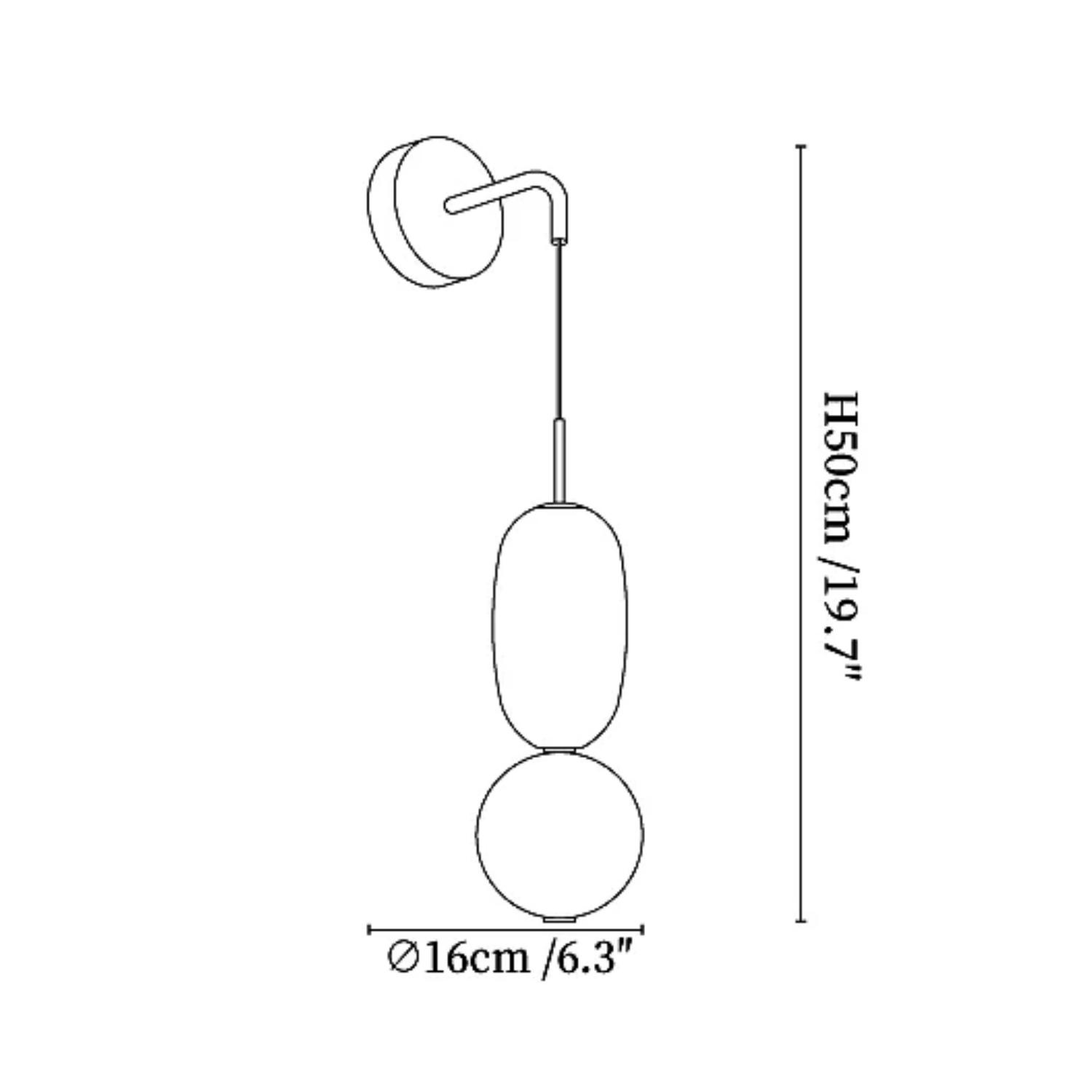 Luma Beads Wandlamp