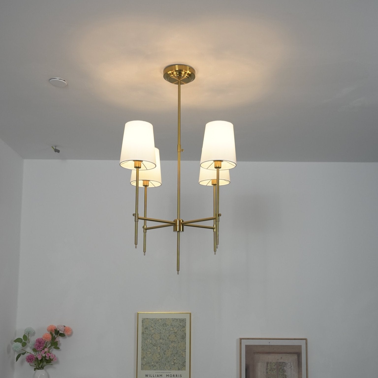 Delavo Messing Plafondlamp