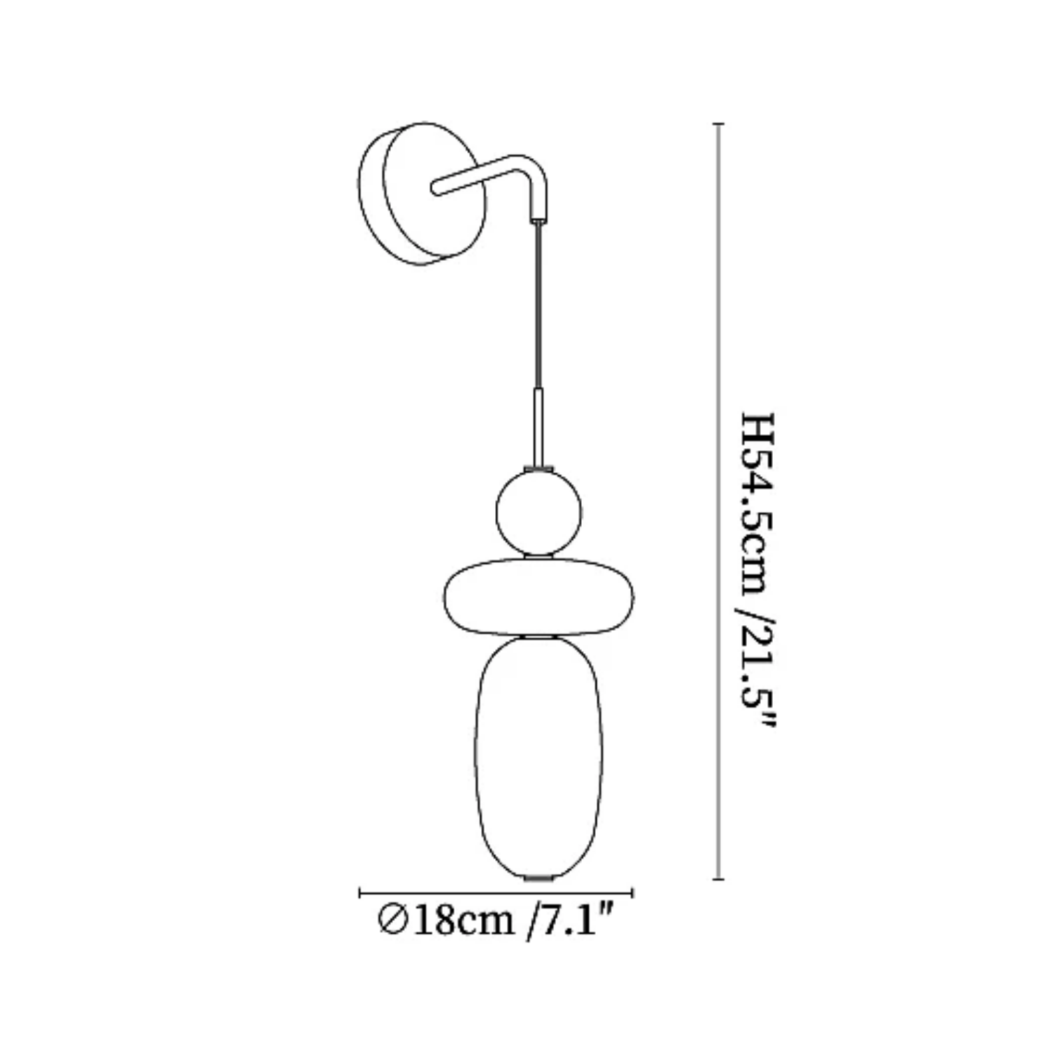 Luma Beads Wandlamp