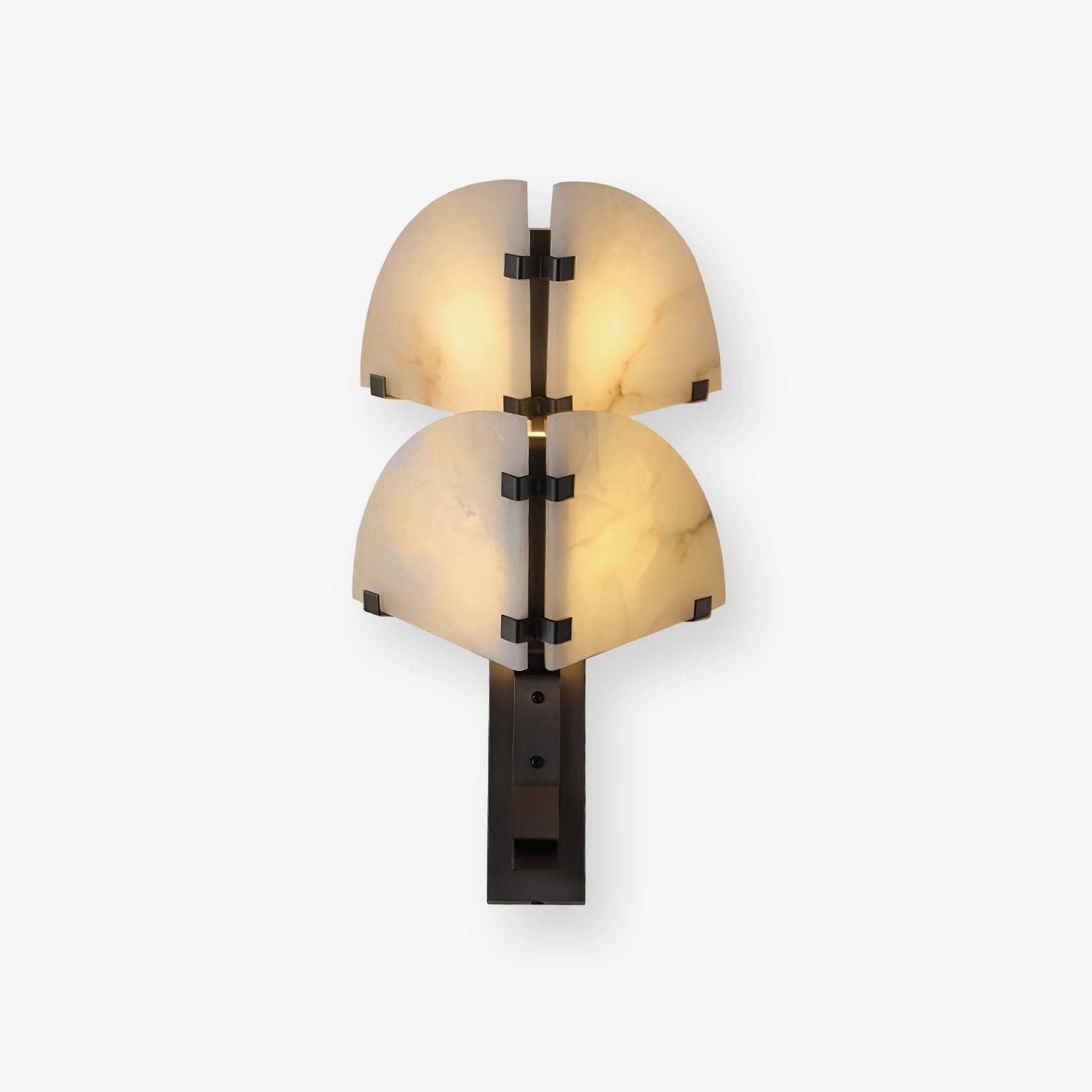 Domes Albasten Wandlamp