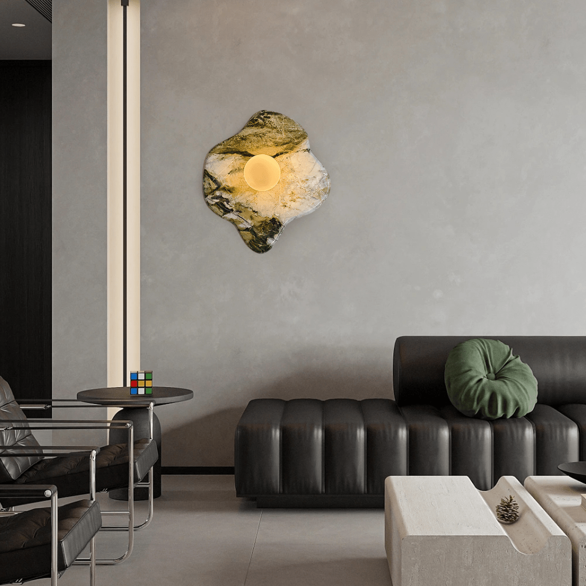 Embel Marmeren Wandlamp