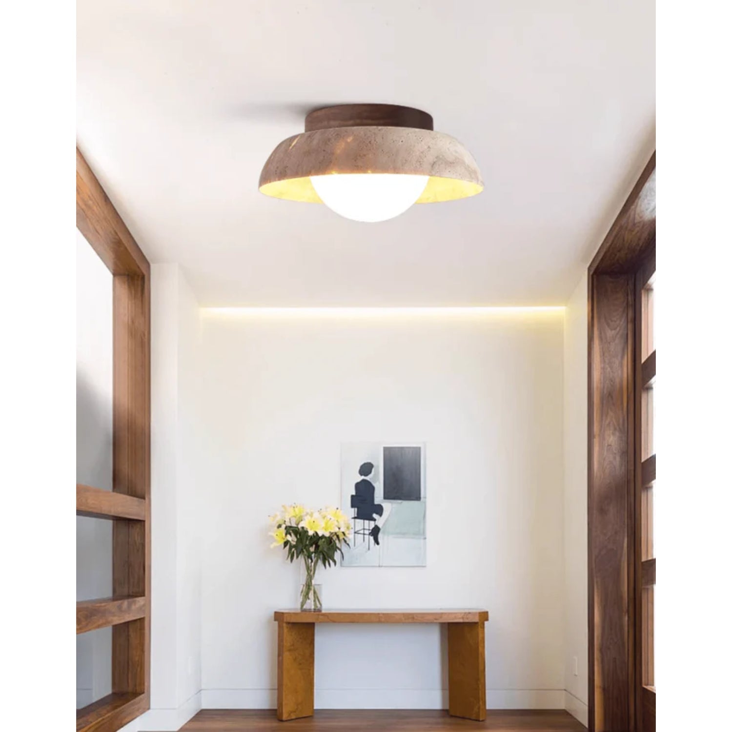 Calmesco Natuursteen Plafondlamp