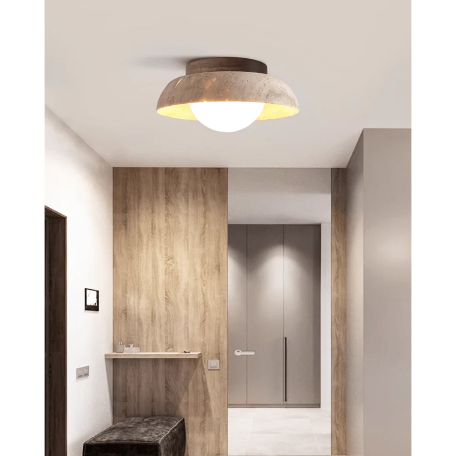 Calmesco Natuursteen Plafondlamp