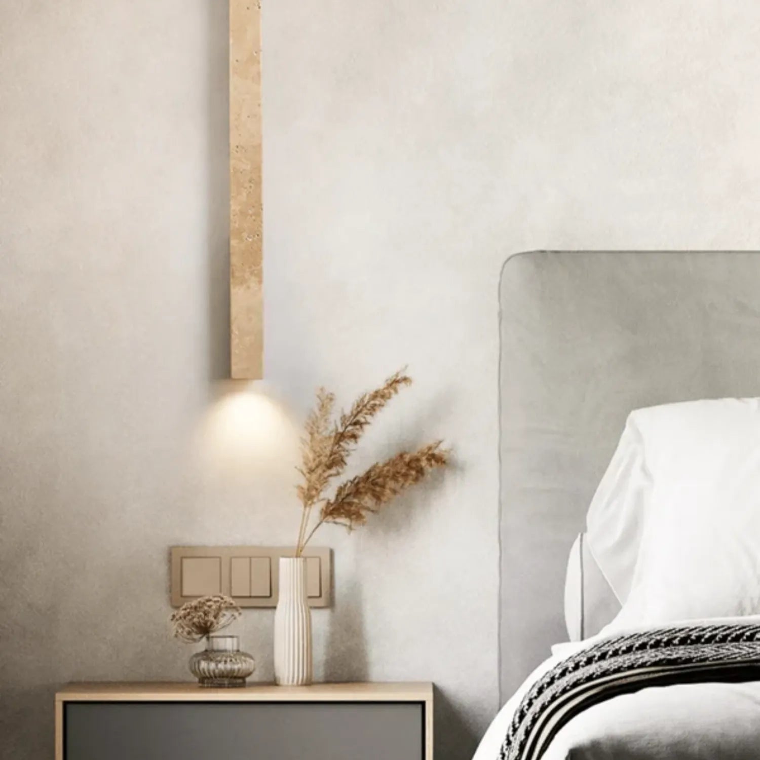 Trim Natuursteen Wandlamp