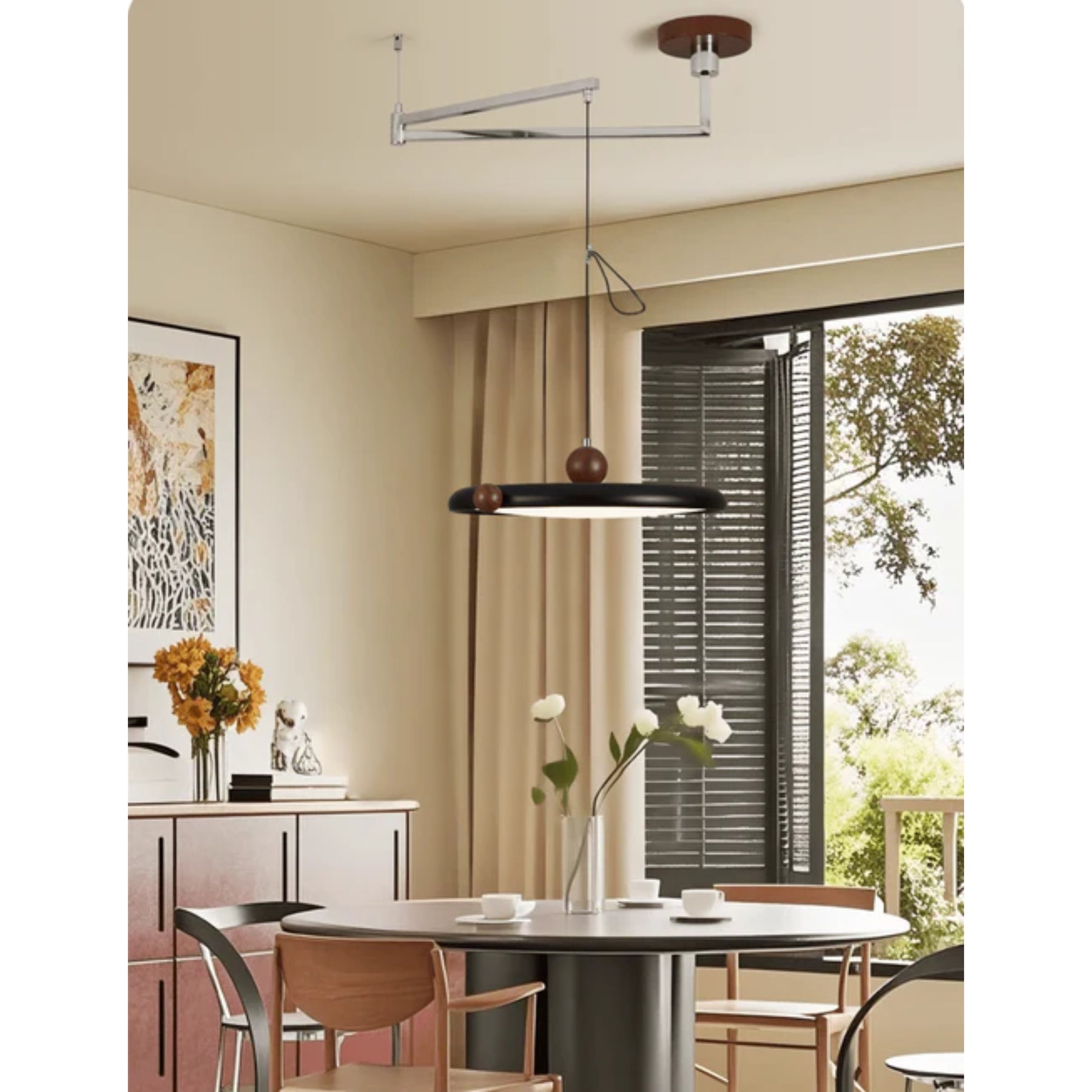 Ember Swing Arm Hanglamp