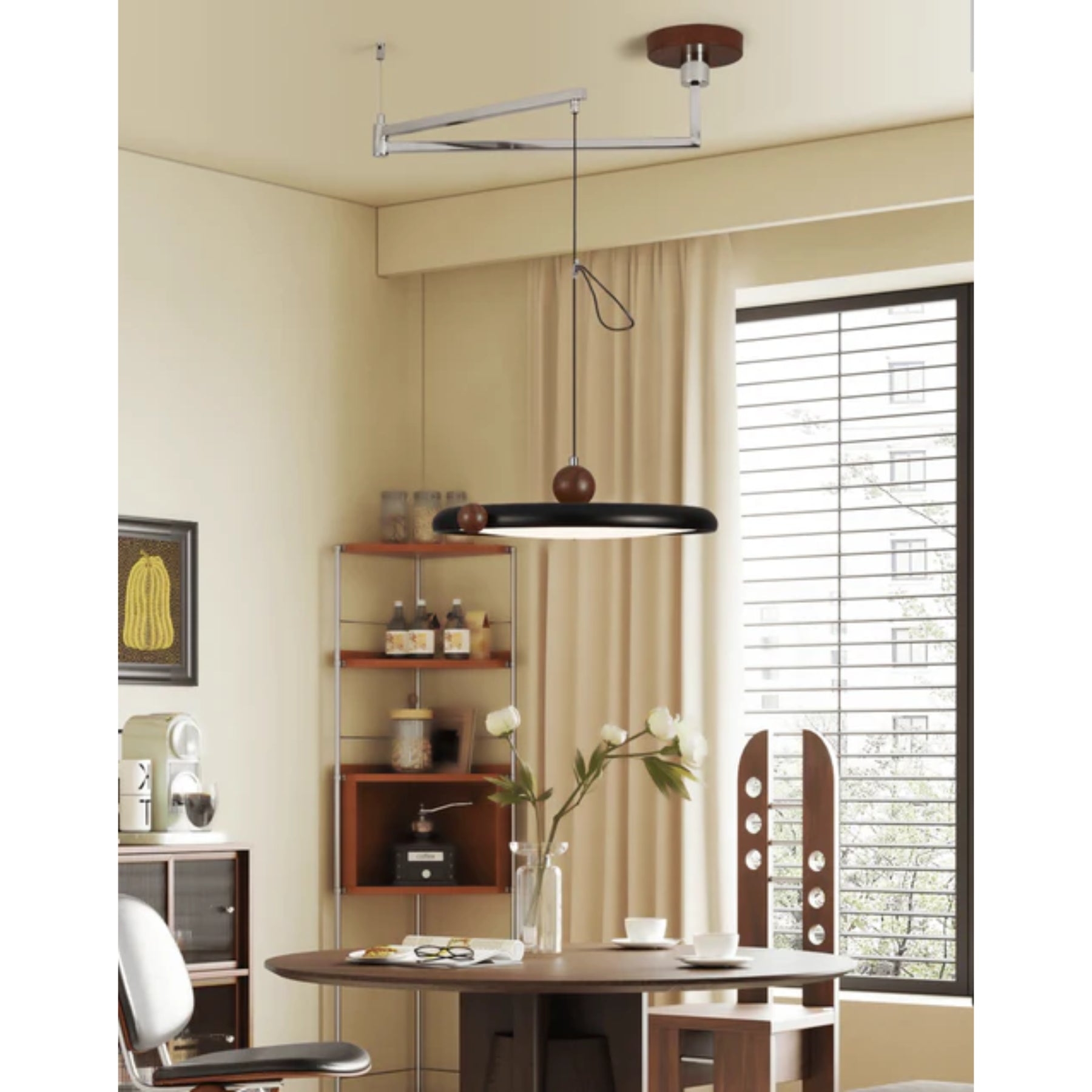 Ember Swing Arm Hanglamp