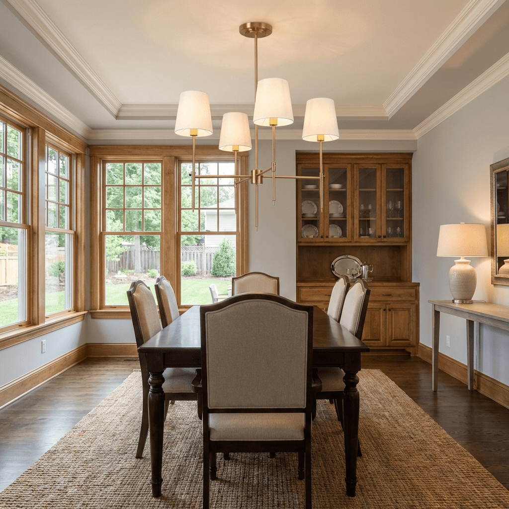Delavo Messing Plafondlamp