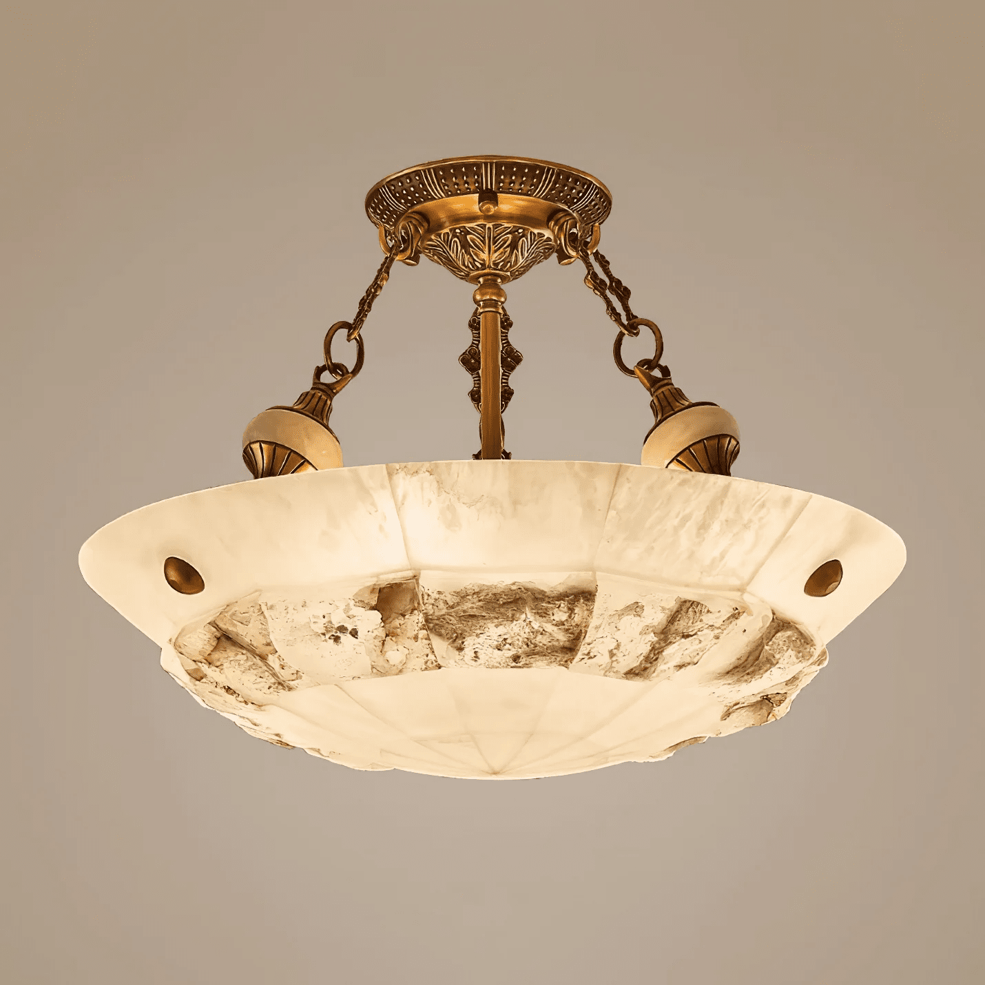 Lyrecos Sculpturale Albasten Plafondlamp