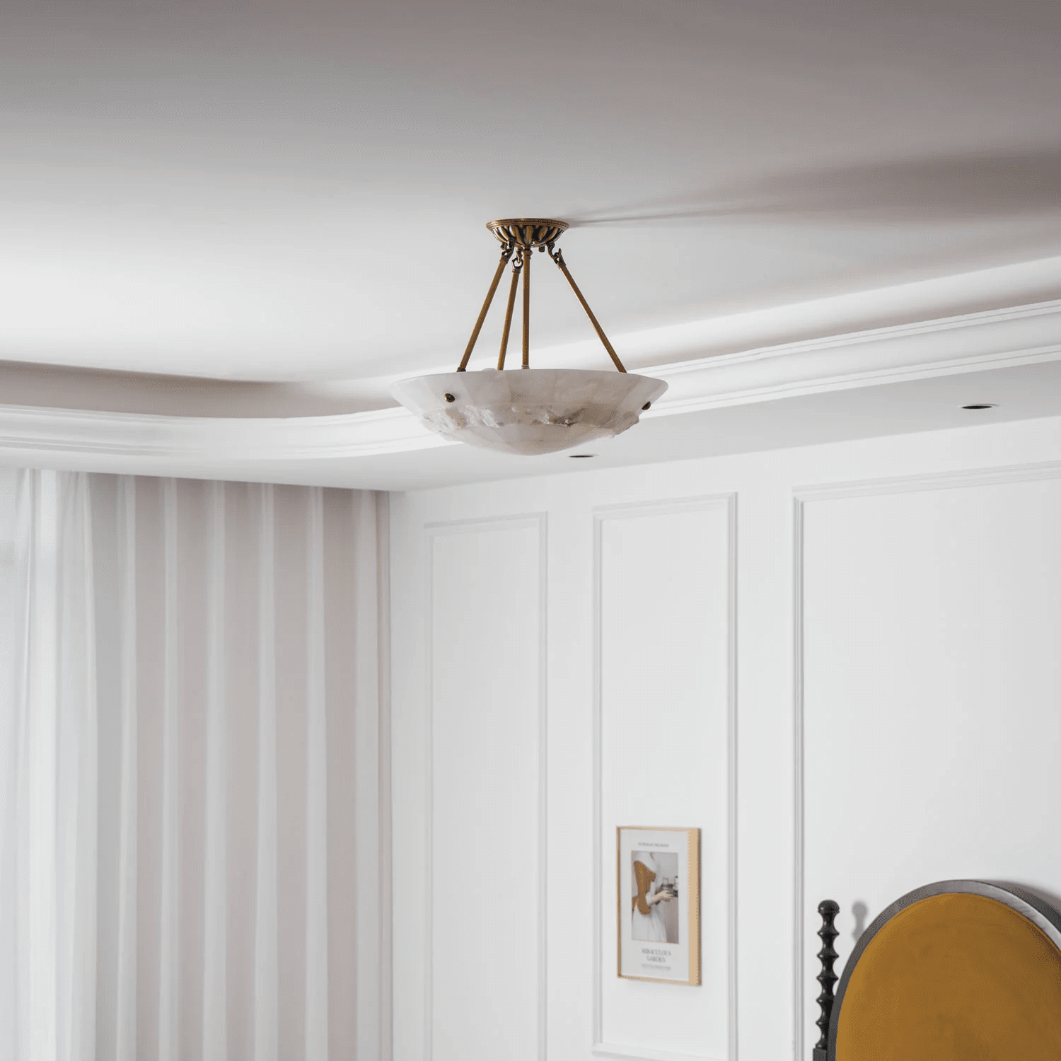 Lyrecos Sculpturale Albasten Plafondlamp