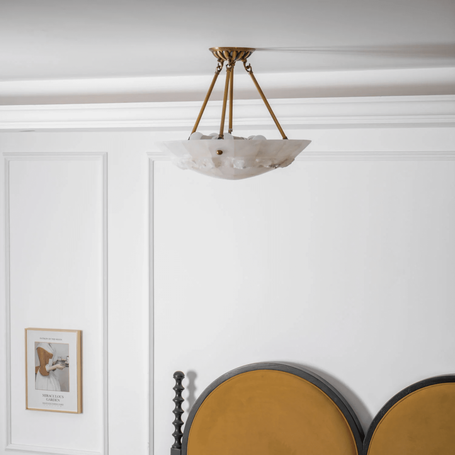 Lyrecos Sculpturale Albasten Plafondlamp